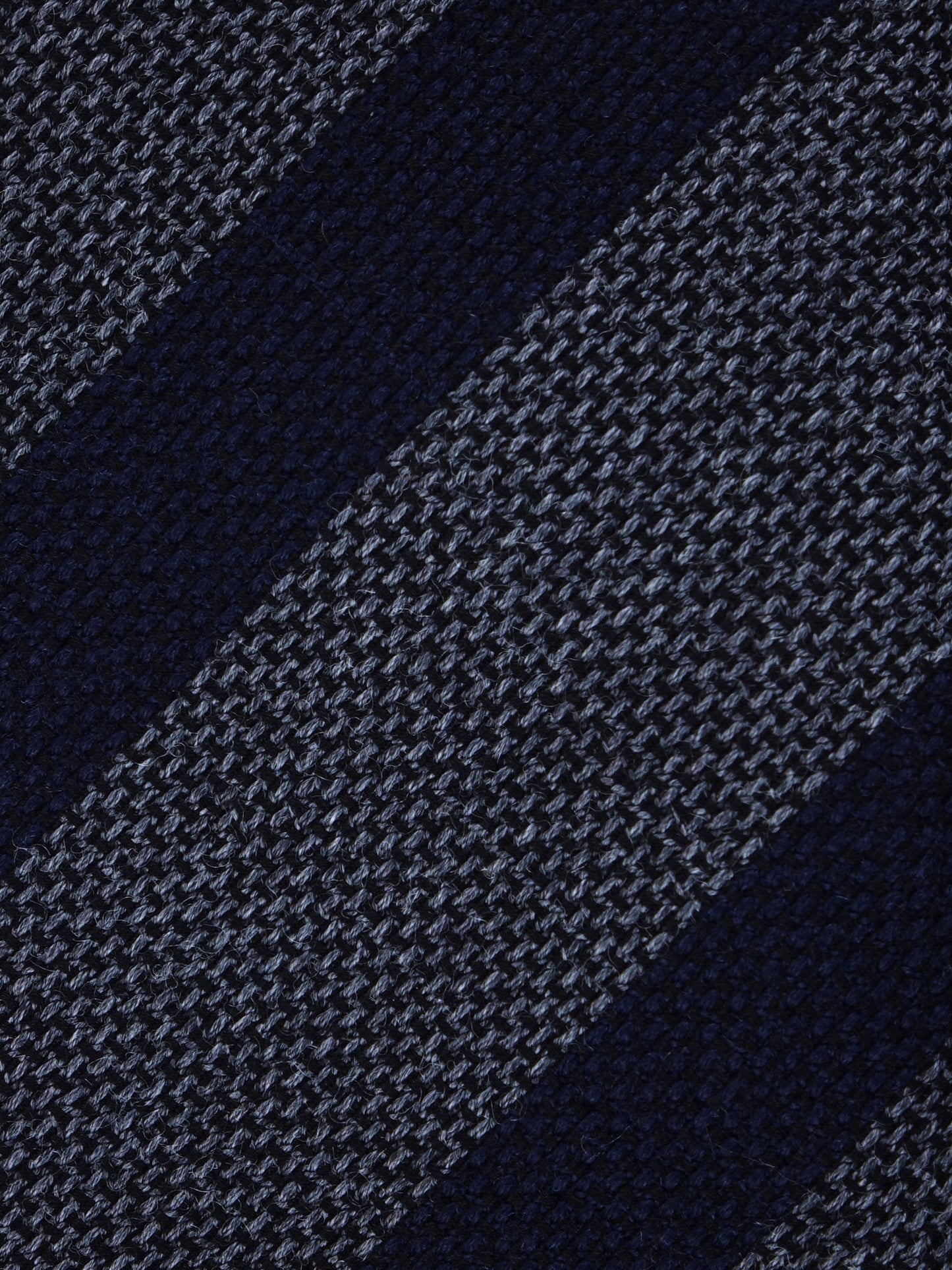 Gray 3 Folds Wool/Silk Tie WILLOW