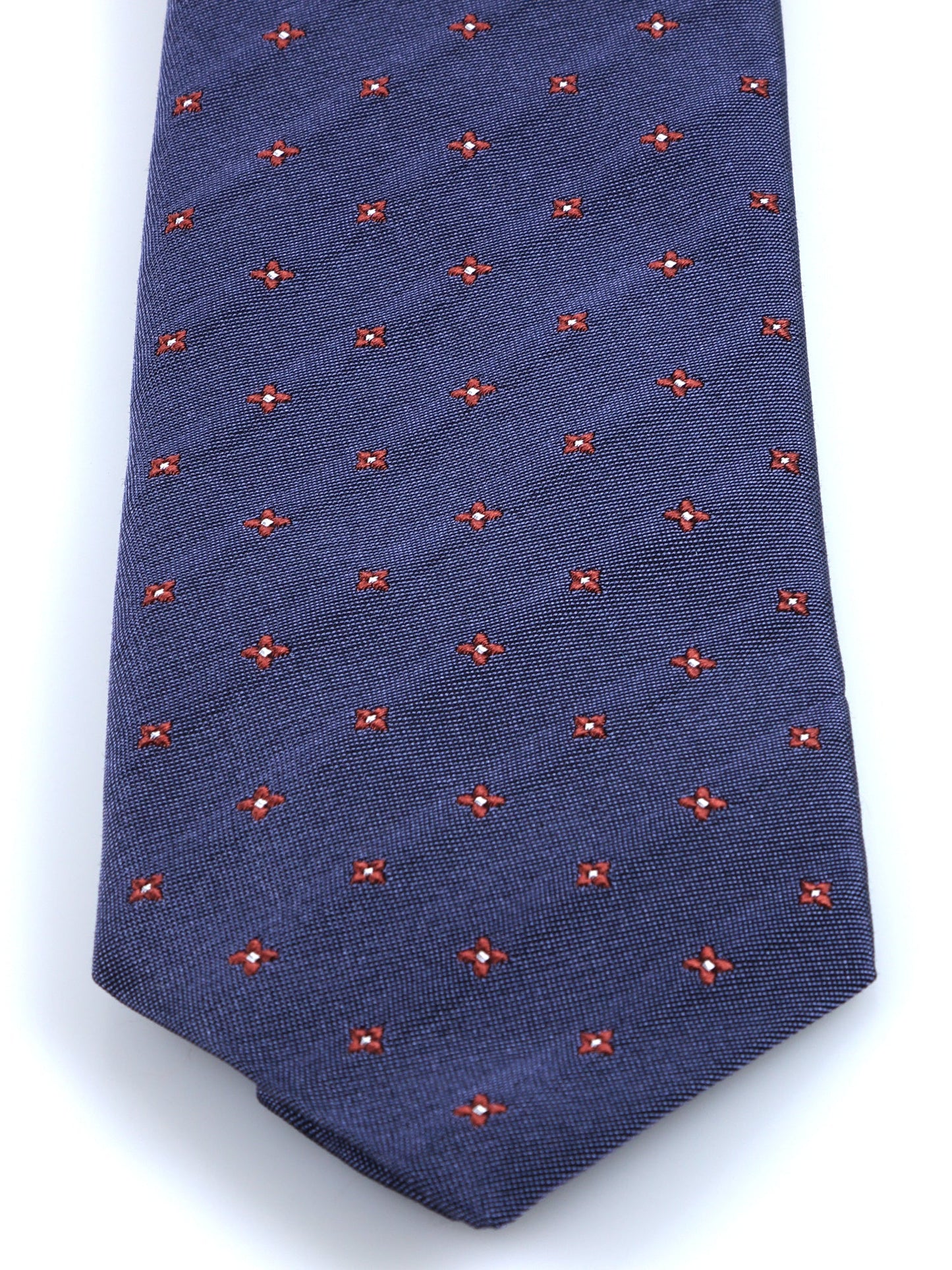 Blue Avion 3 Fold Silk/Cotton Tie MARTIN