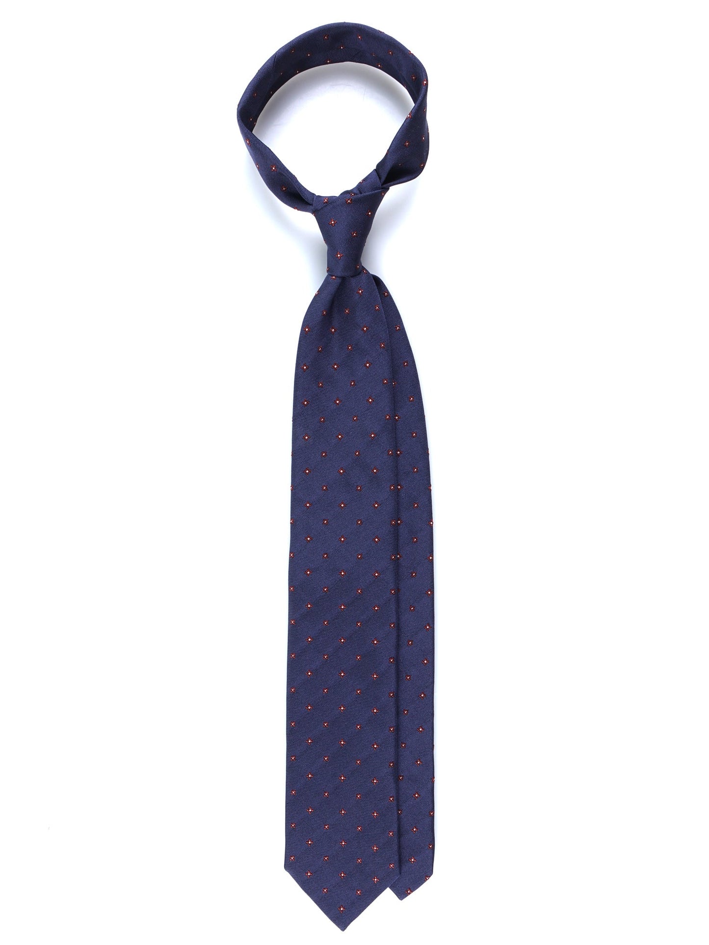 Blue Avion 3 Fold Silk/Cotton Tie MARTIN
