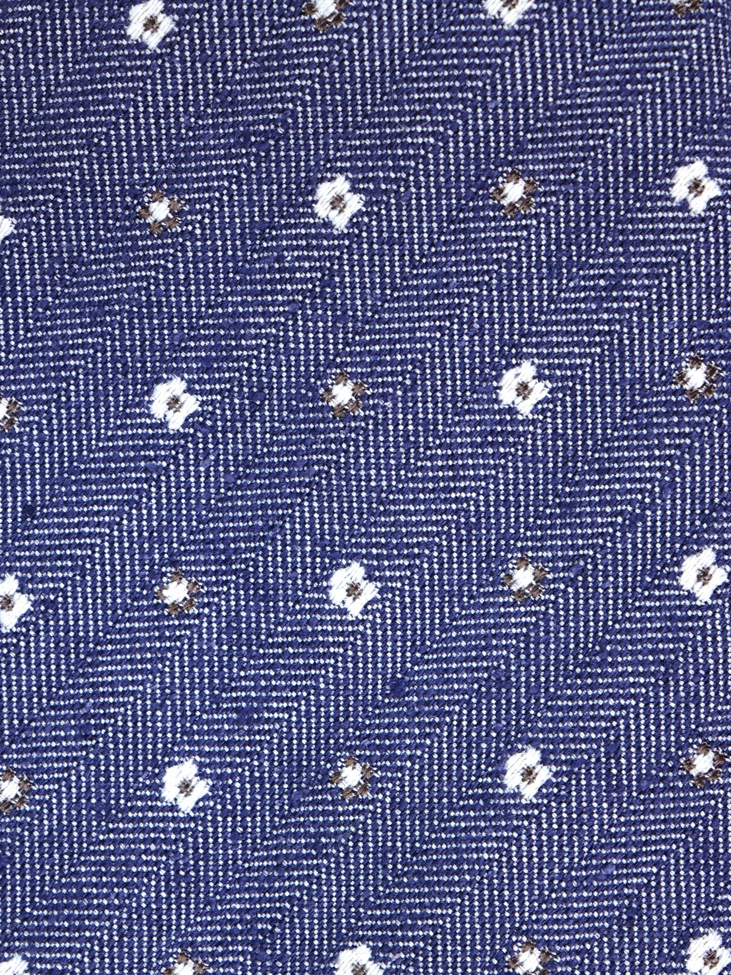 Blue 3 Fold GAGET Silk Jacquard Tie