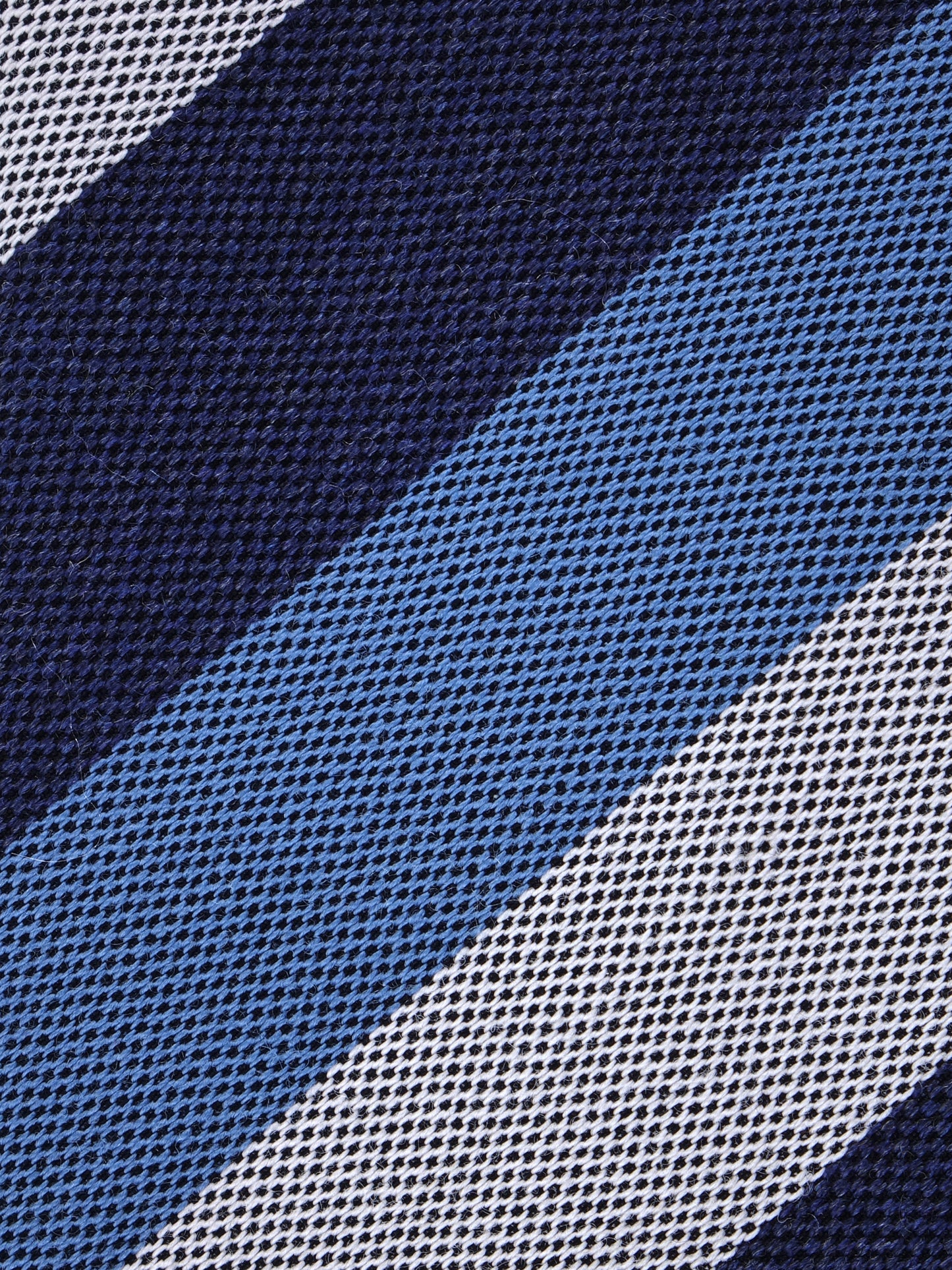 Blue/Sky Blue 3 Folds Wool/Silk Tie MIRANDA