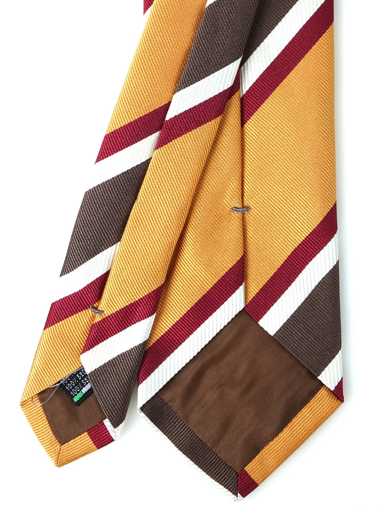 3 Fold Yellow Silk Jacquard Tie ELLEN