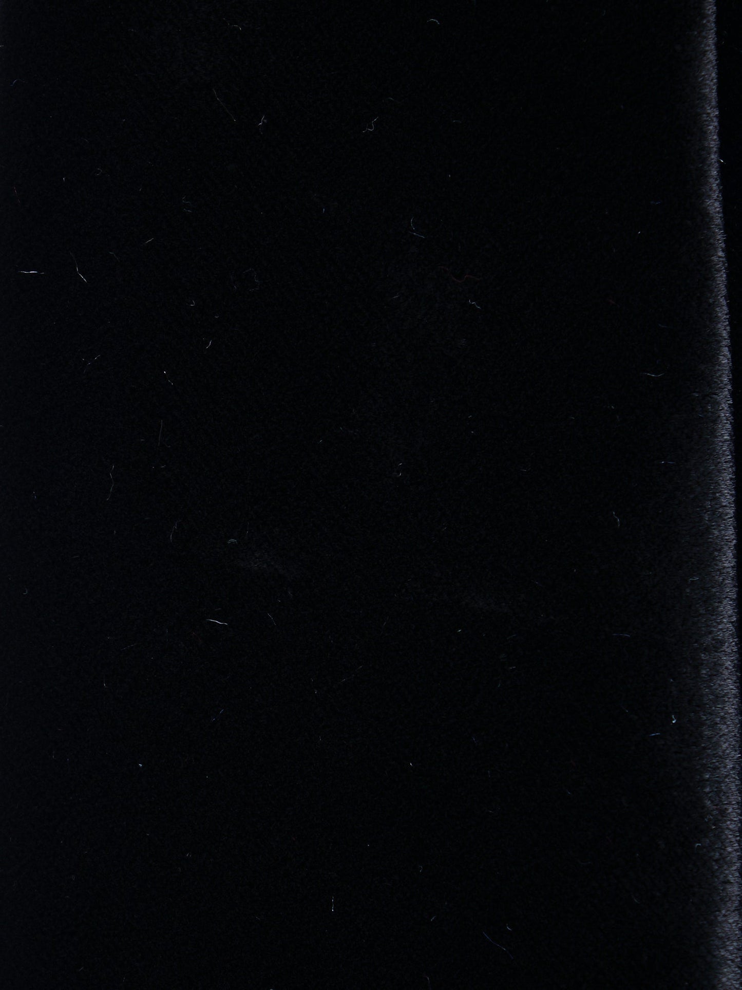 3 Folds Black Velvet Silk and Viscose Tie CONRAD