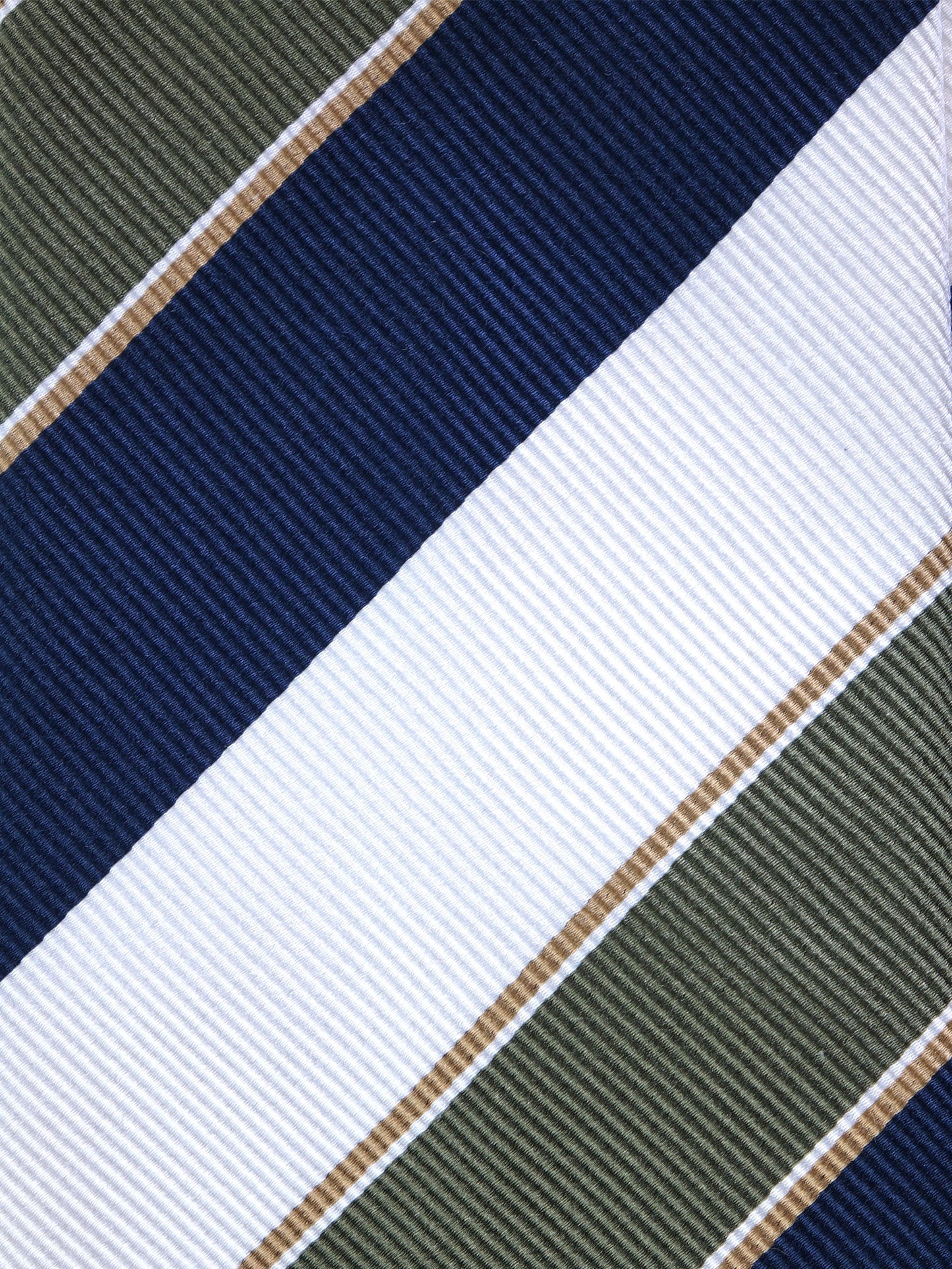 3 Fold blue/green woven silk tie NAZIKI