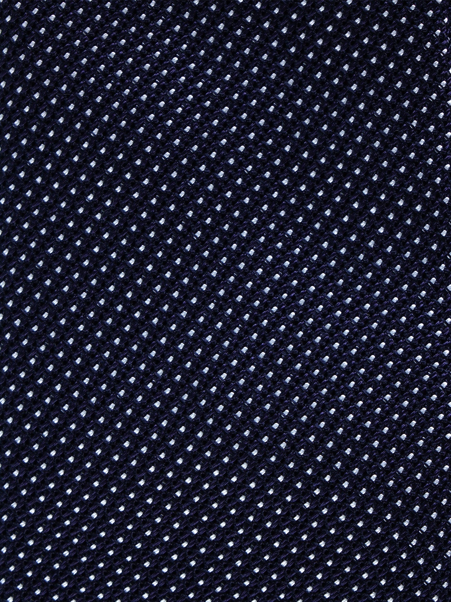 3 Fold Blue Silk Genadine Tie NOEMI
