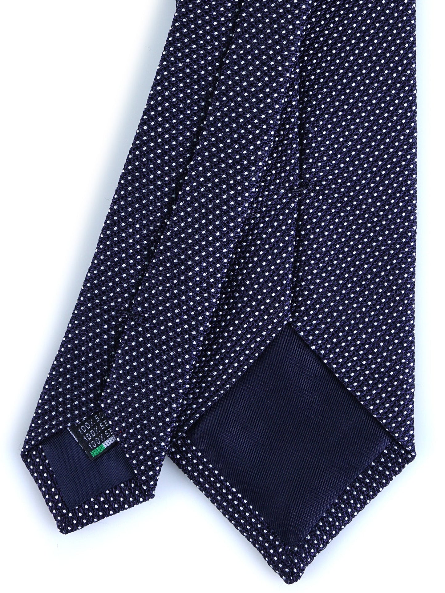 3 Fold Blue Silk Genadine Tie NOEMI