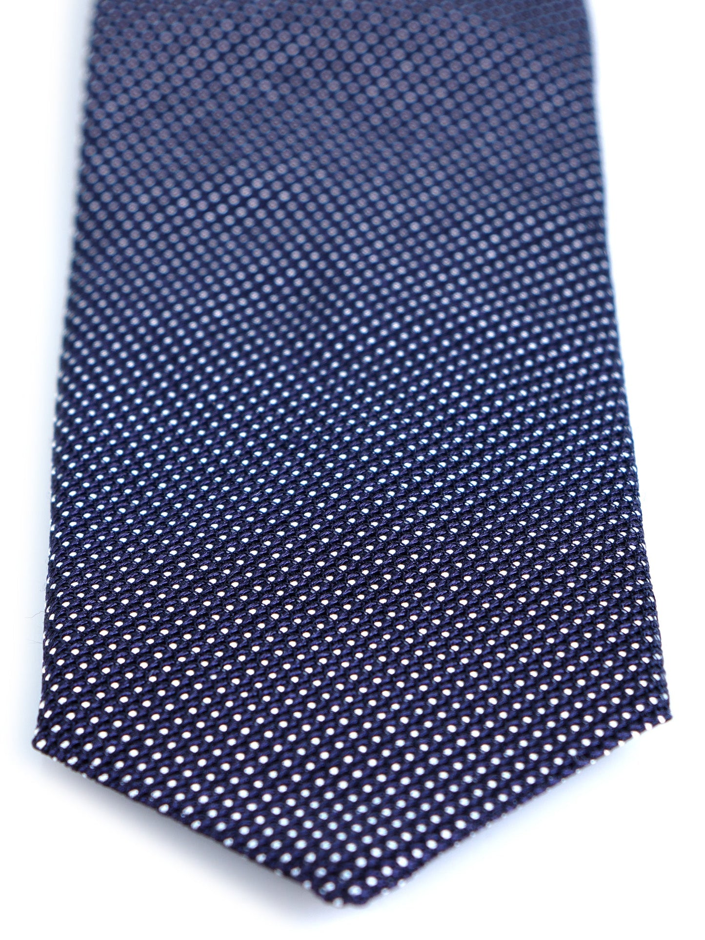 3 Fold Blue Silk Genadine Tie NOEMI