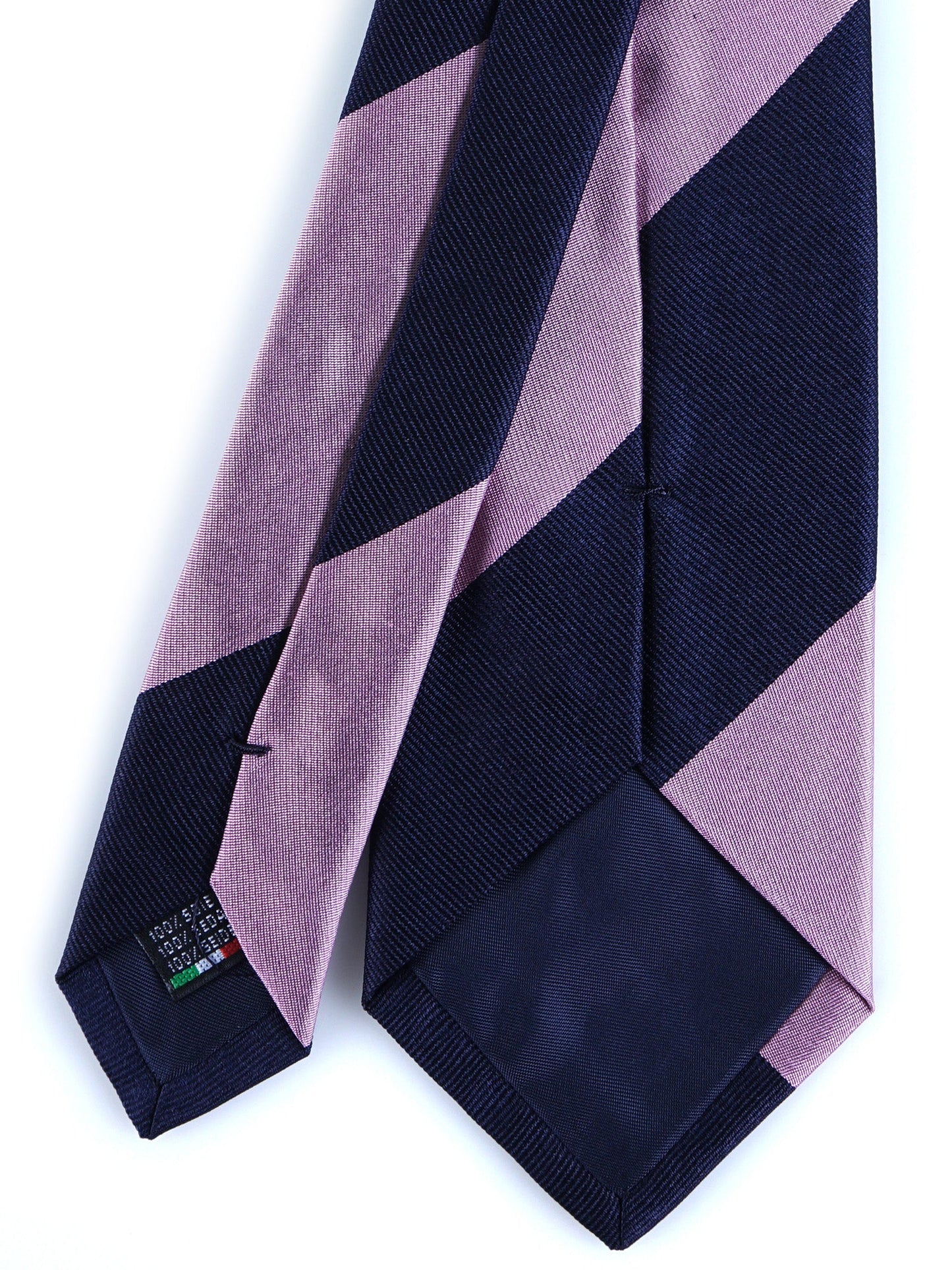 3 Fold Pink Woven Silk Tie PAOLA