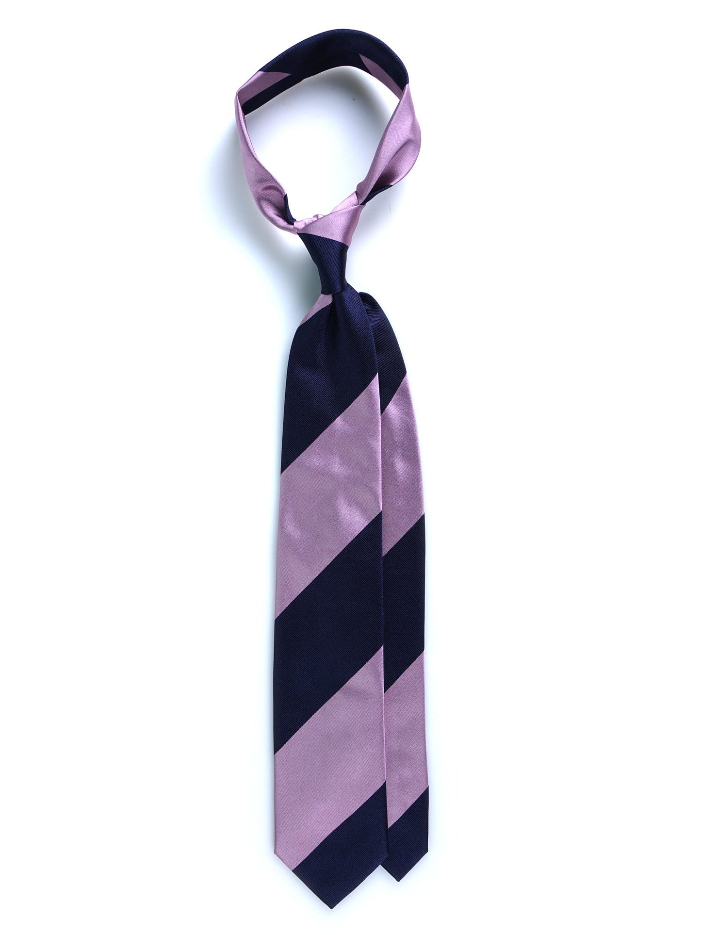 3 Fold Pink Woven Silk Tie PAOLA