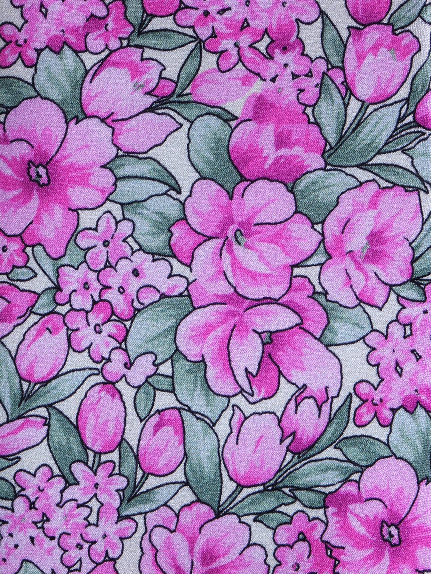 3 Fold pink CHARME Silk Satin Tie
