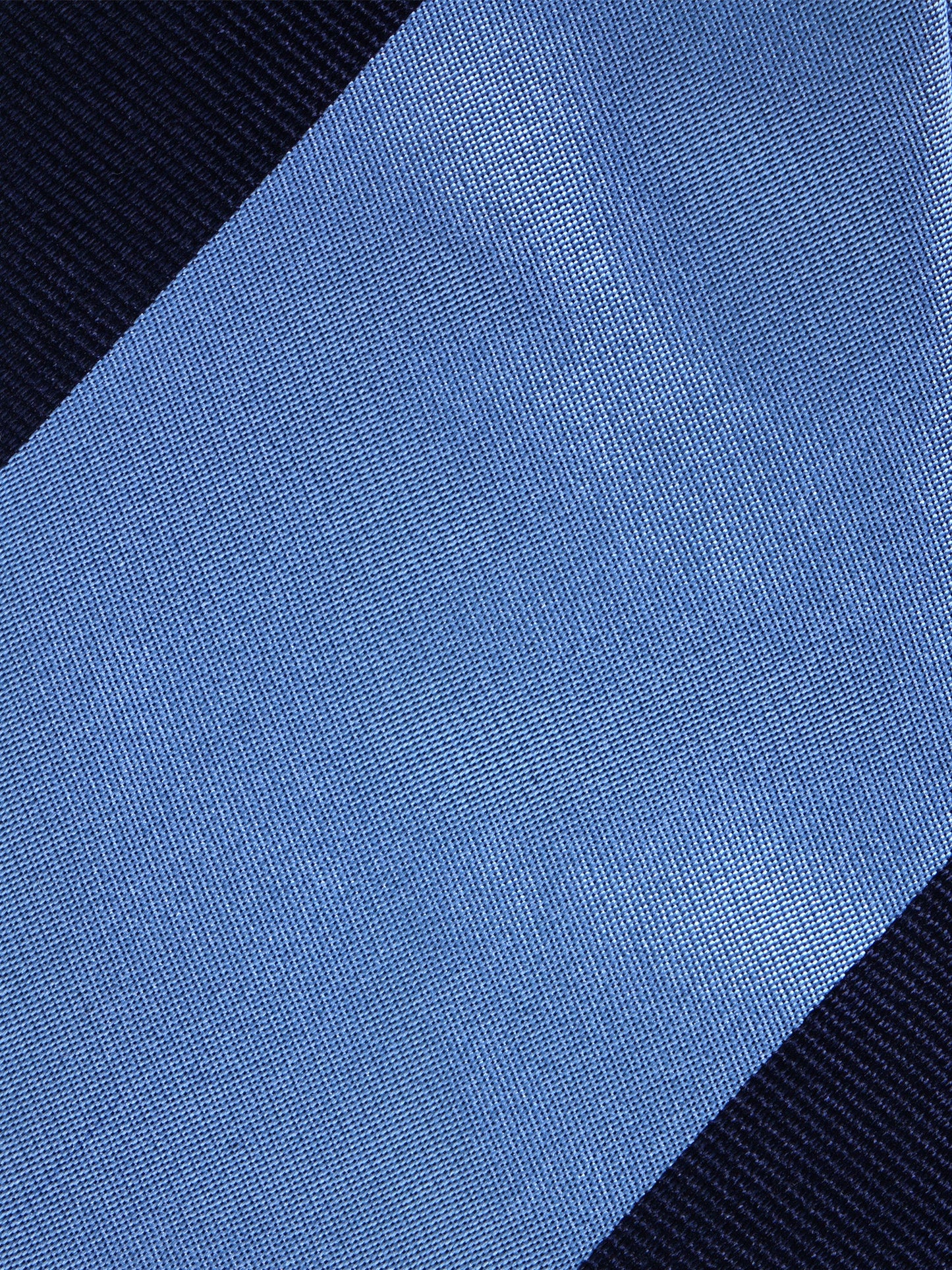 3 Fold Light Blue Woven Silk Tie PAOLA