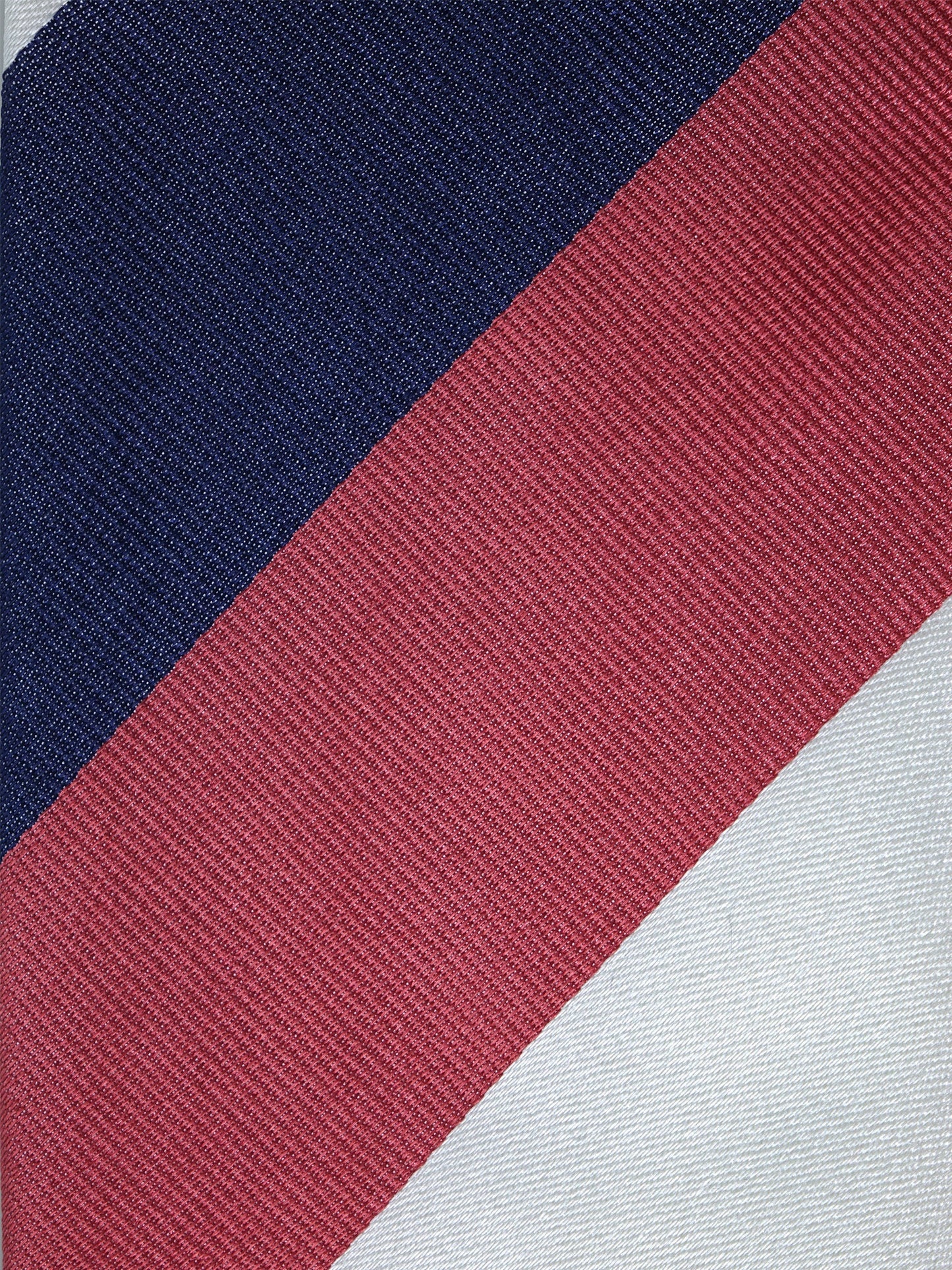 3 Folds Blue/Pink Woven Silk Tie DINA