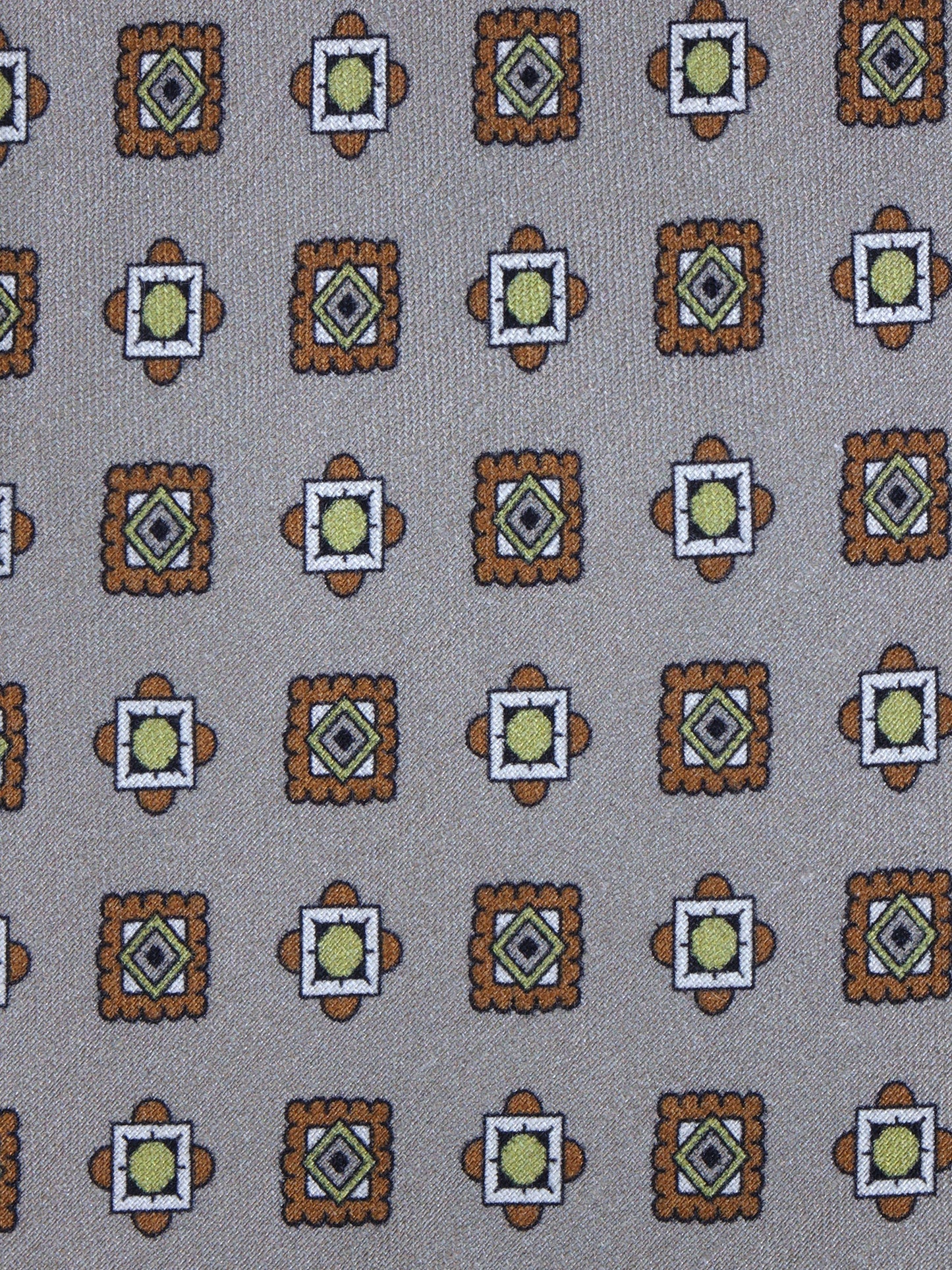 Beige tailored untipped Tie GIUSY in Linen/Silk