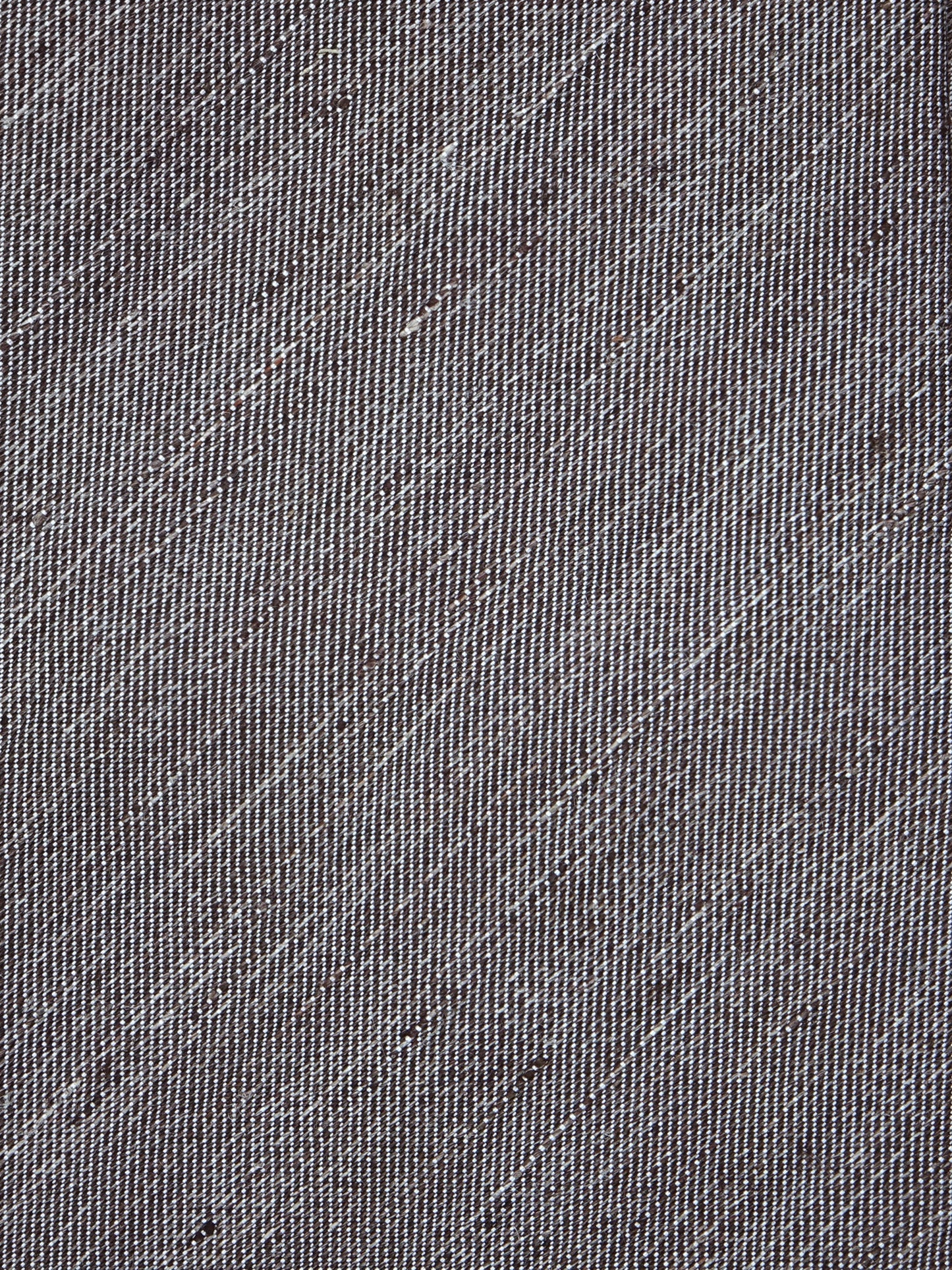 Untipped tie Brown DAFNE in Linen/Silk