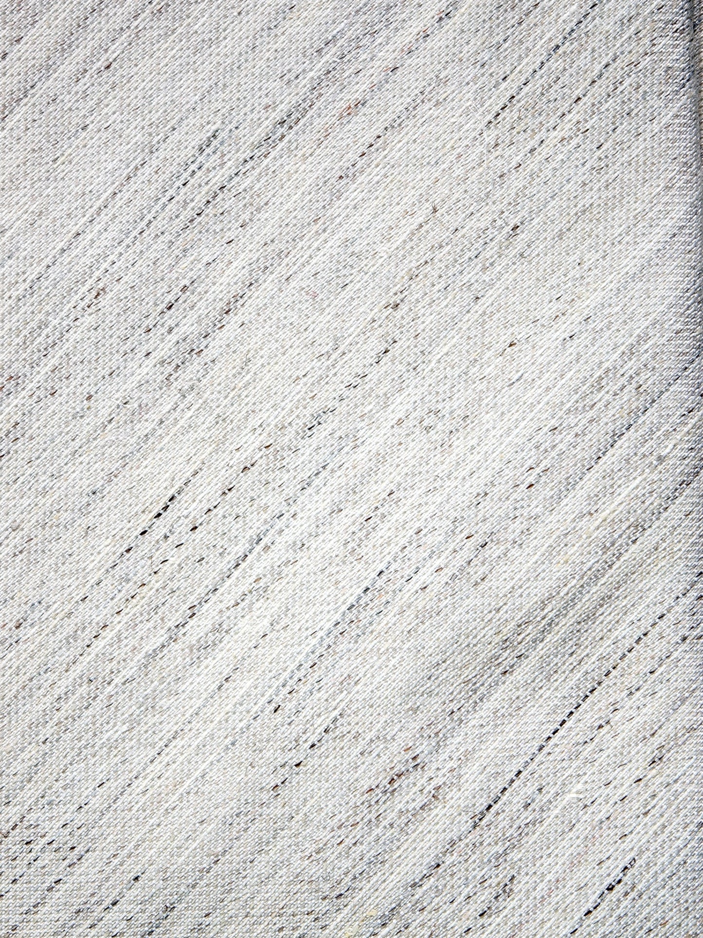 Untipped tie Ivory DAFNE in Linen/Silk
