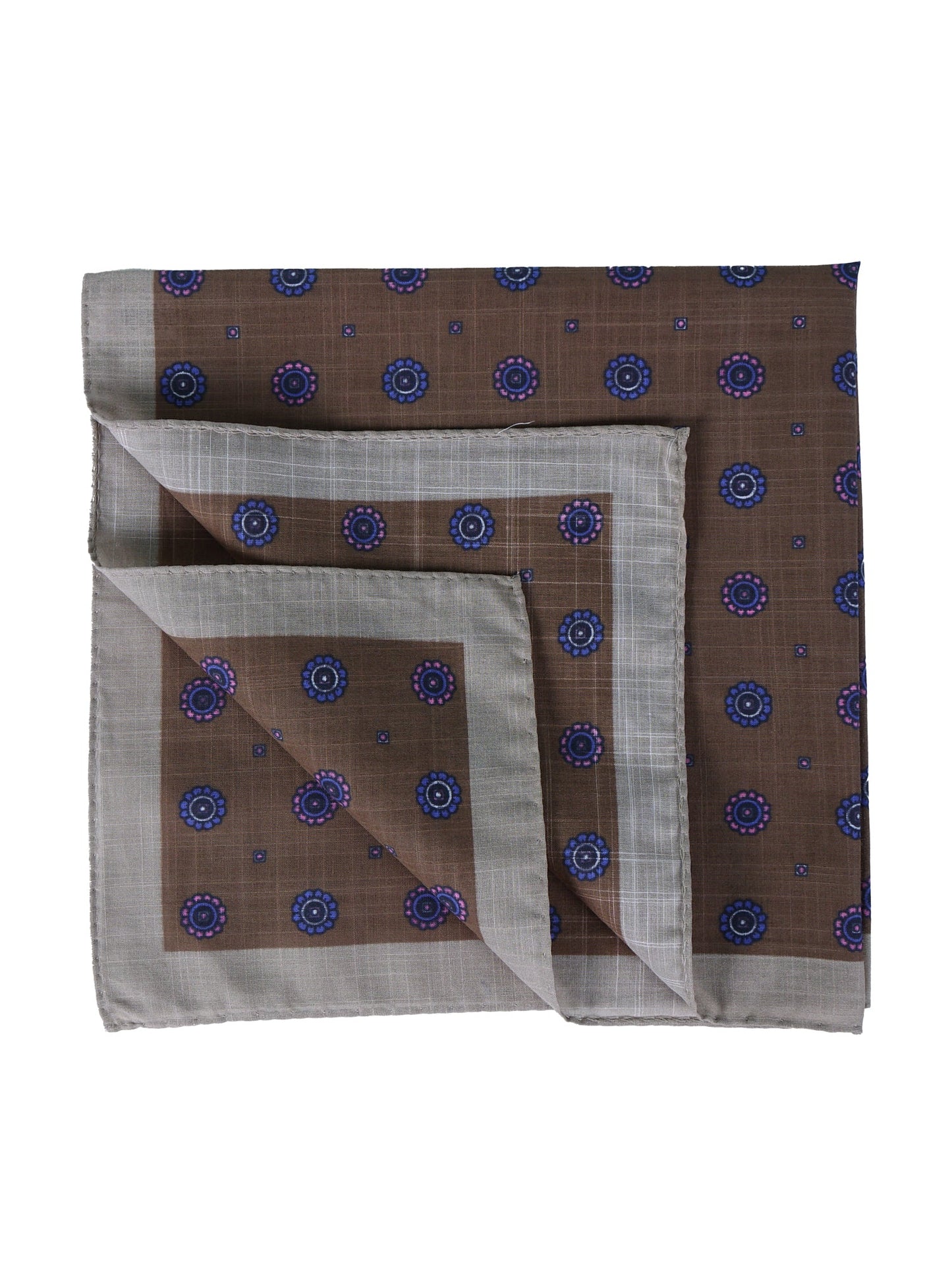 XL Brown Cotton Handkerchief SFINGE