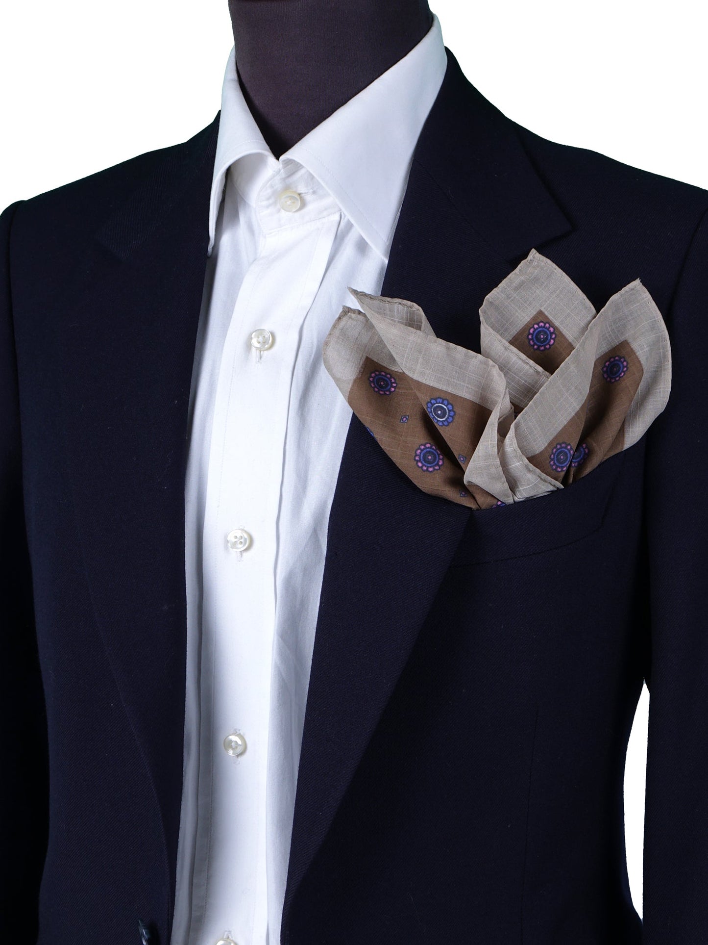 XL Brown Cotton Handkerchief SFINGE