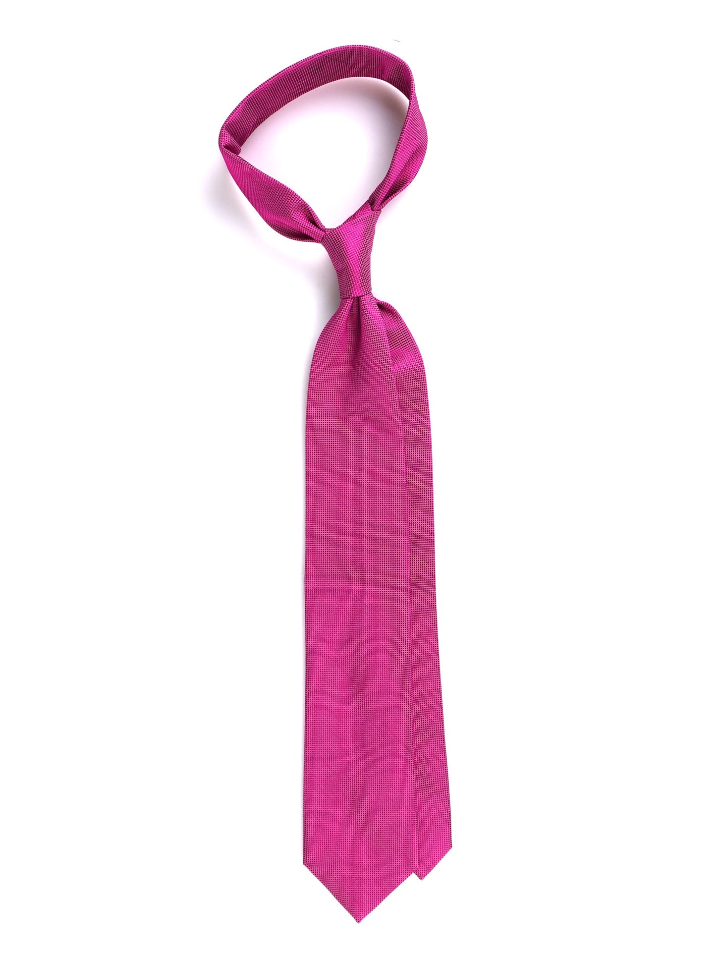 MARIPA 3-fold tie in fuchsia woven silk