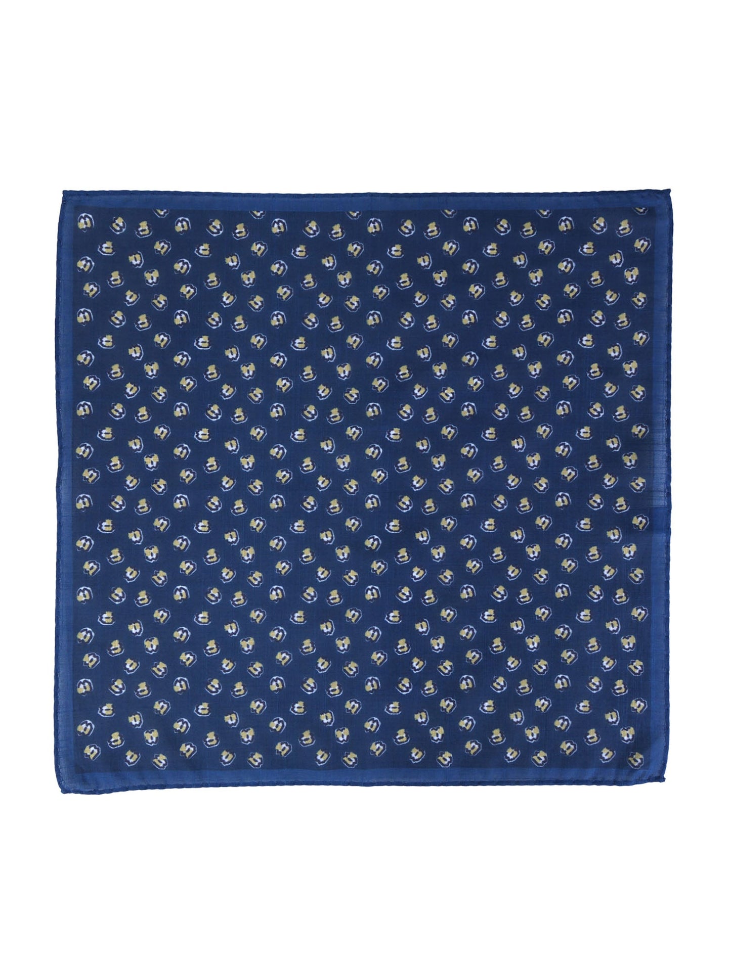 Blue Cotton Pocket Square DANIEL