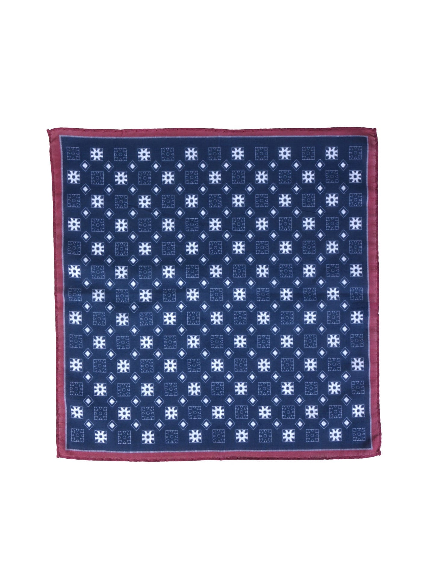 Blue Cotton Pocket Square ANTONI