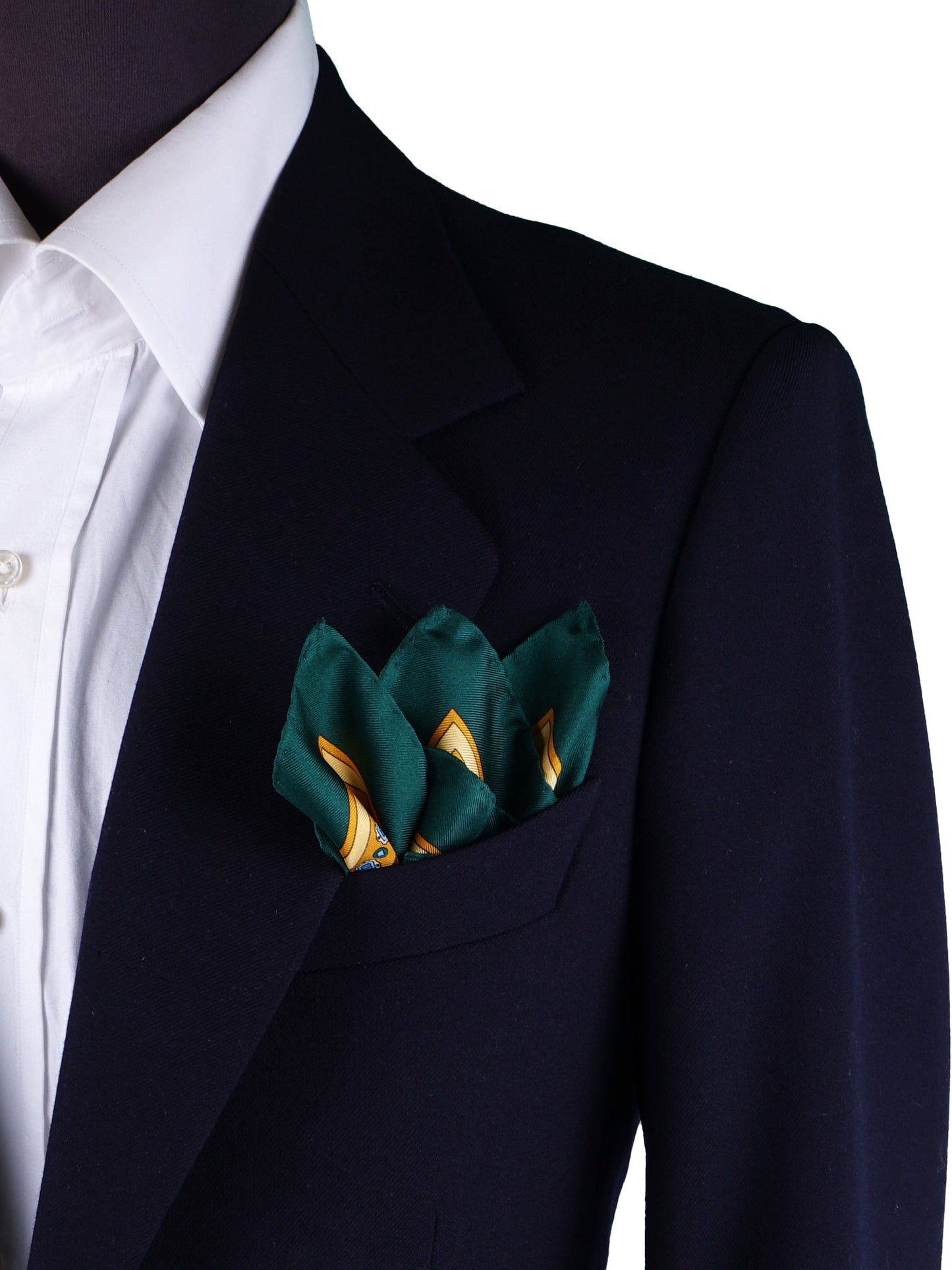 Bordeaux Printed Silk Pocket Square MAFFEI