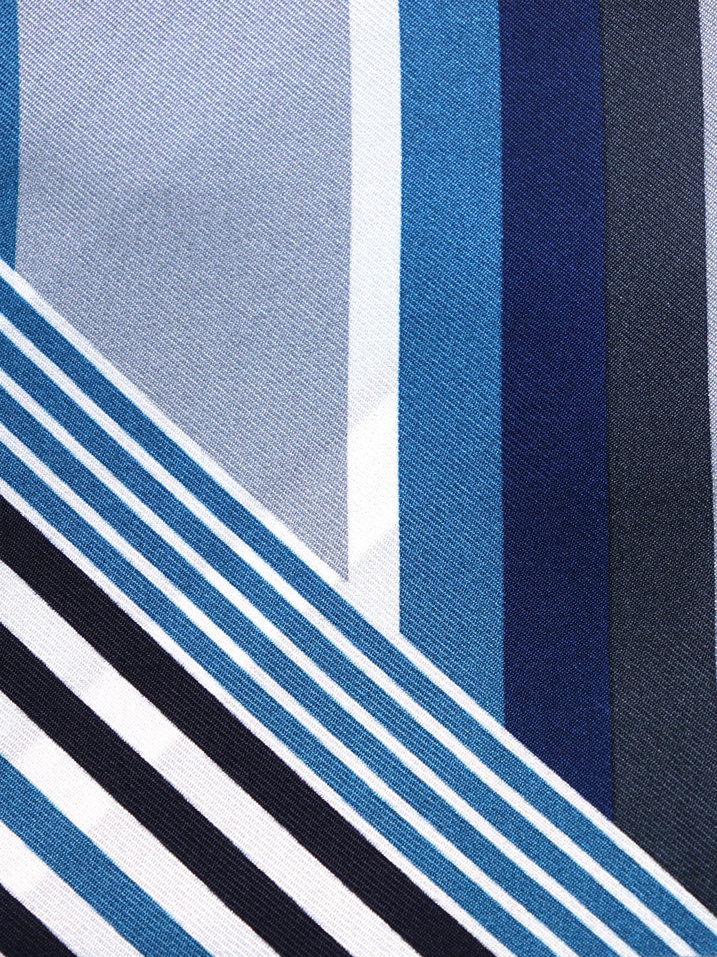 Gray Pocket Square in Pure Printed Silk HOLLY