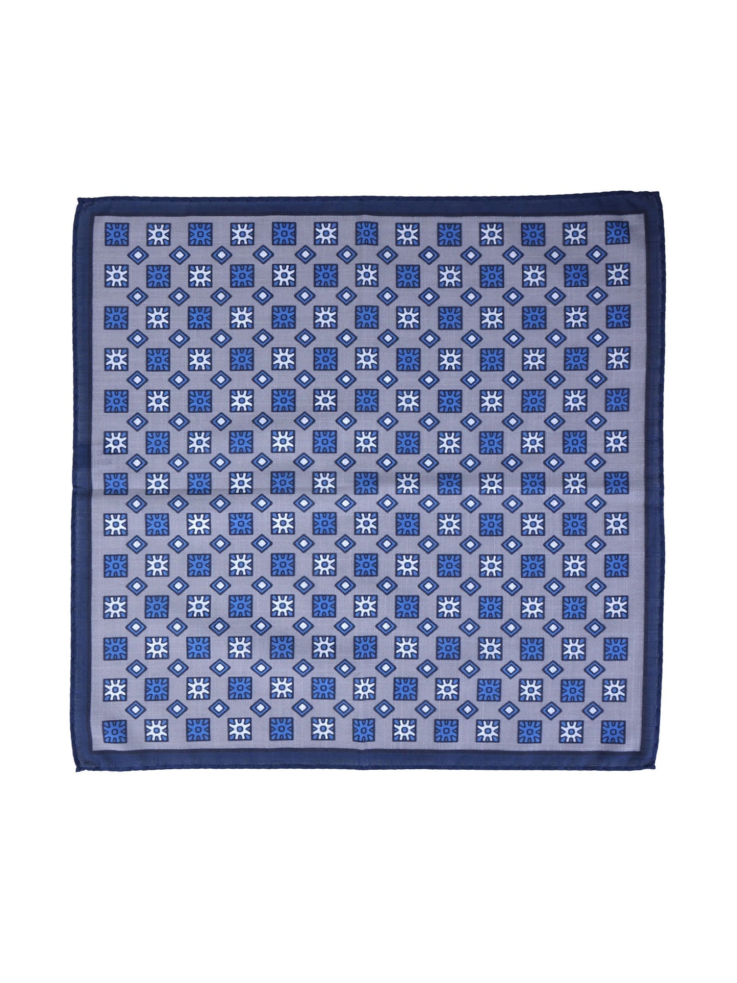 Gray Cotton Pocket Square ANTONI