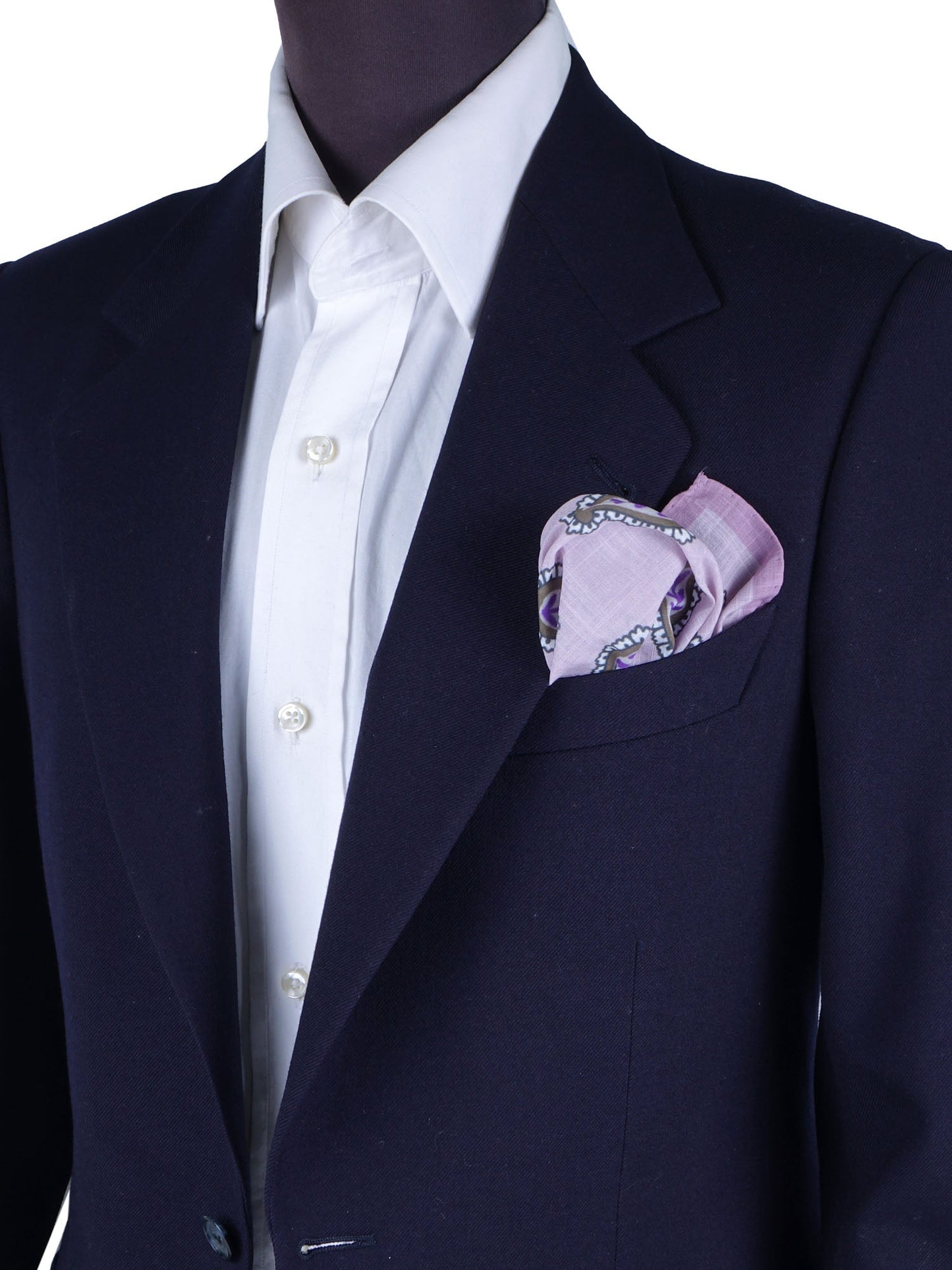 Lilac Cotton Pocket Square MESSY