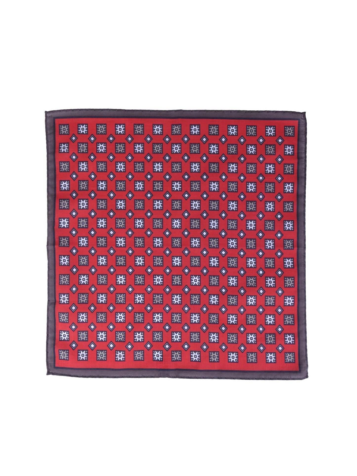 Red Cotton Pocket Square ANTONI