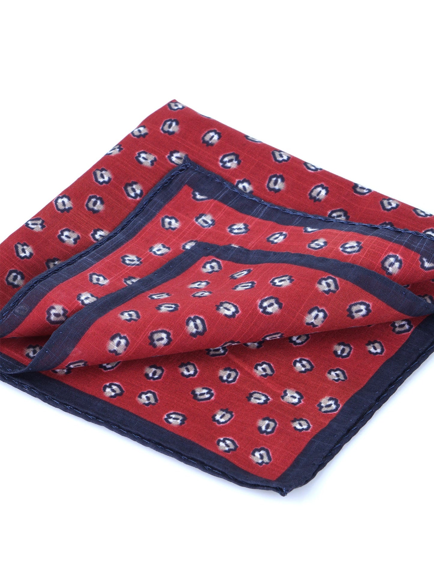 Red Cotton Pocket Square DANIEL
