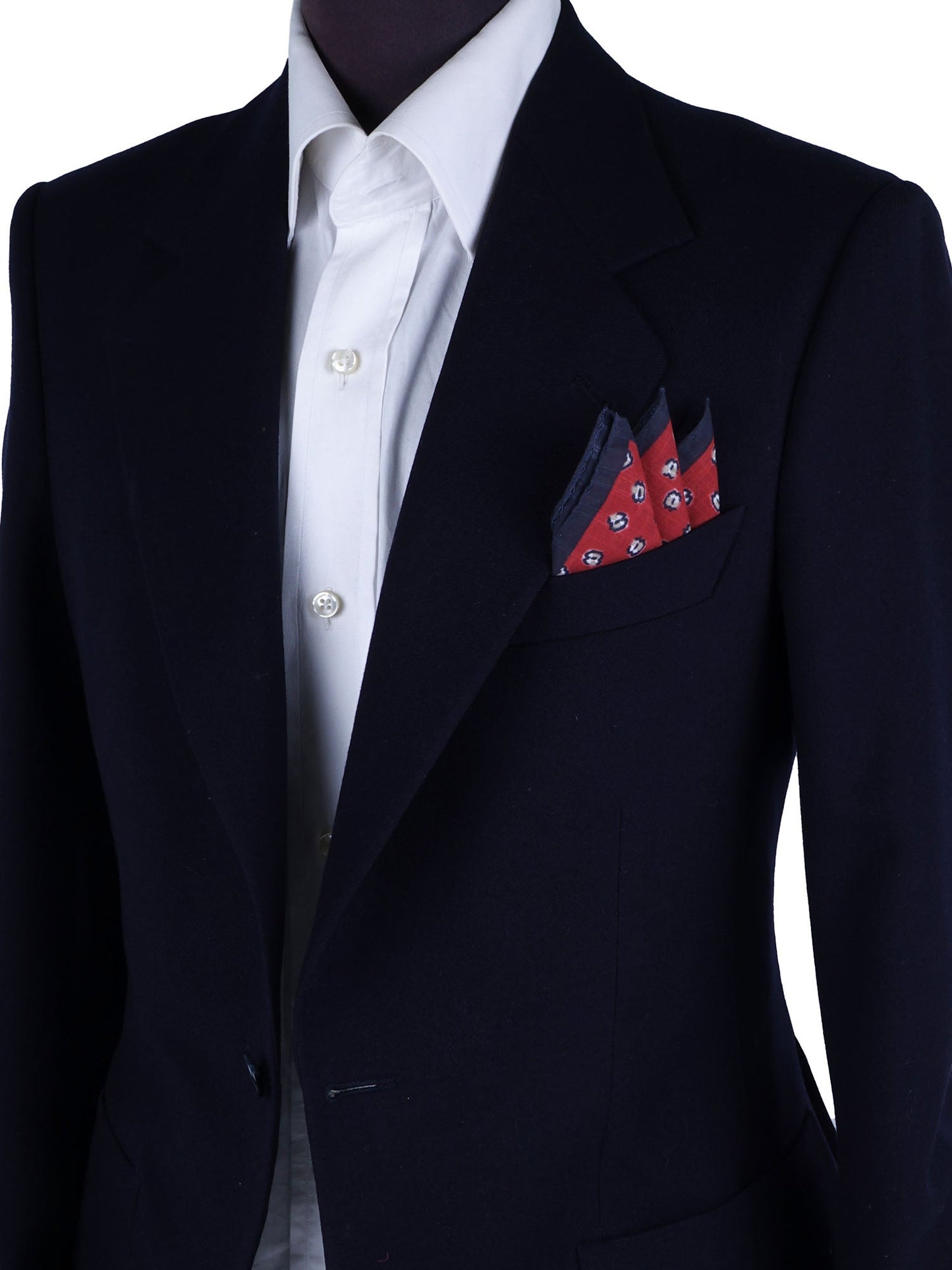 Red Cotton Pocket Square DANIEL