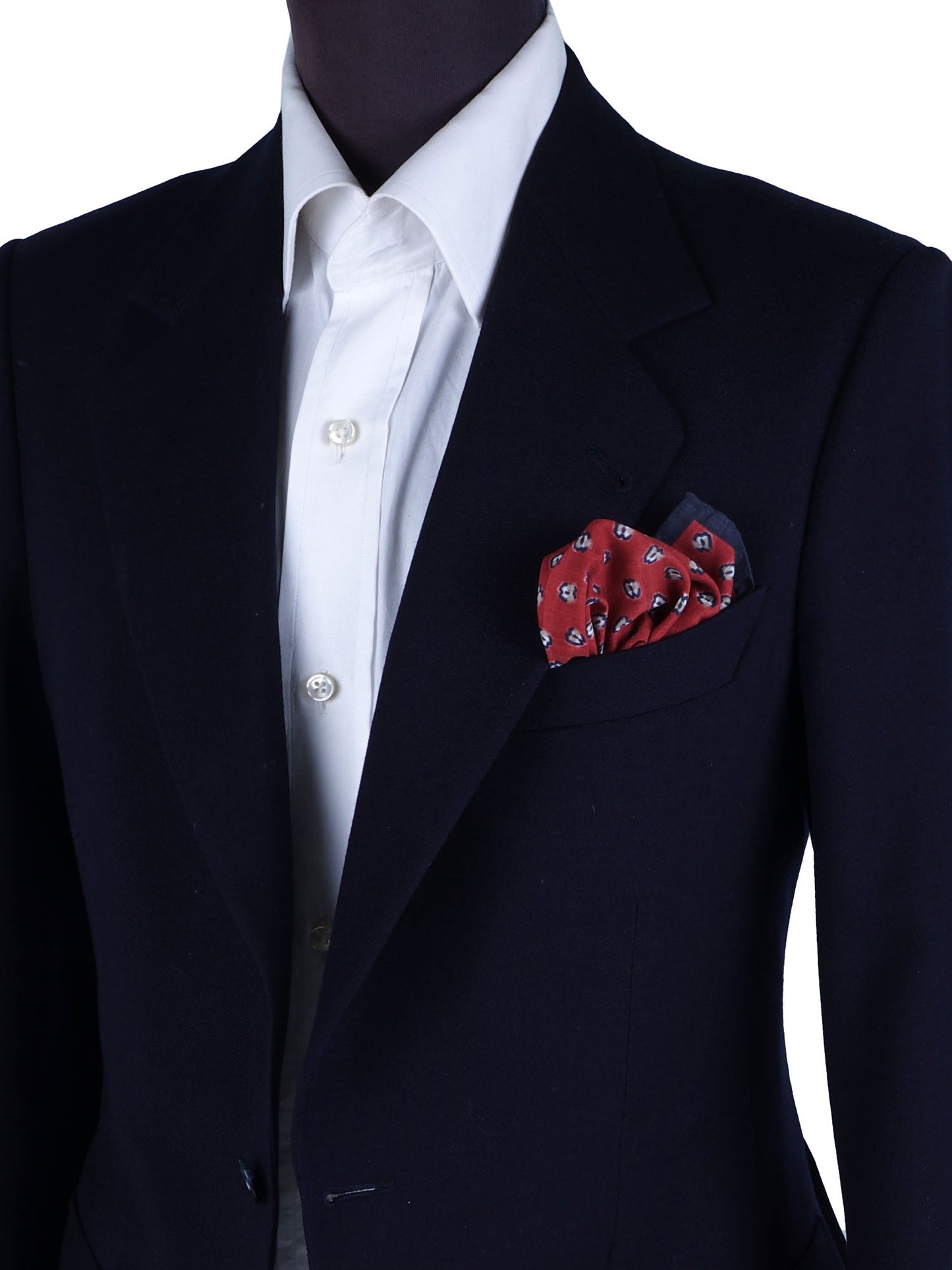 Red Cotton Pocket Square DANIEL