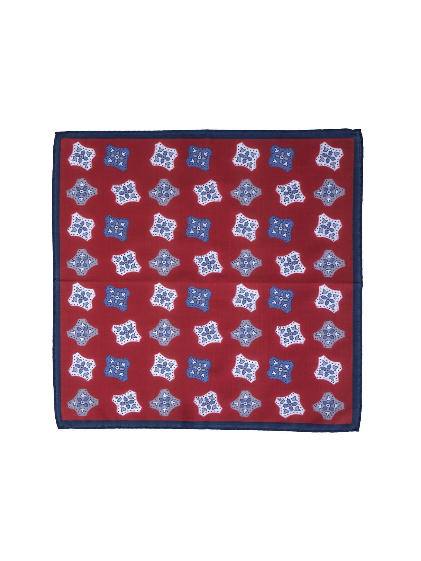 Red Cotton Pocket Square GIANGY
