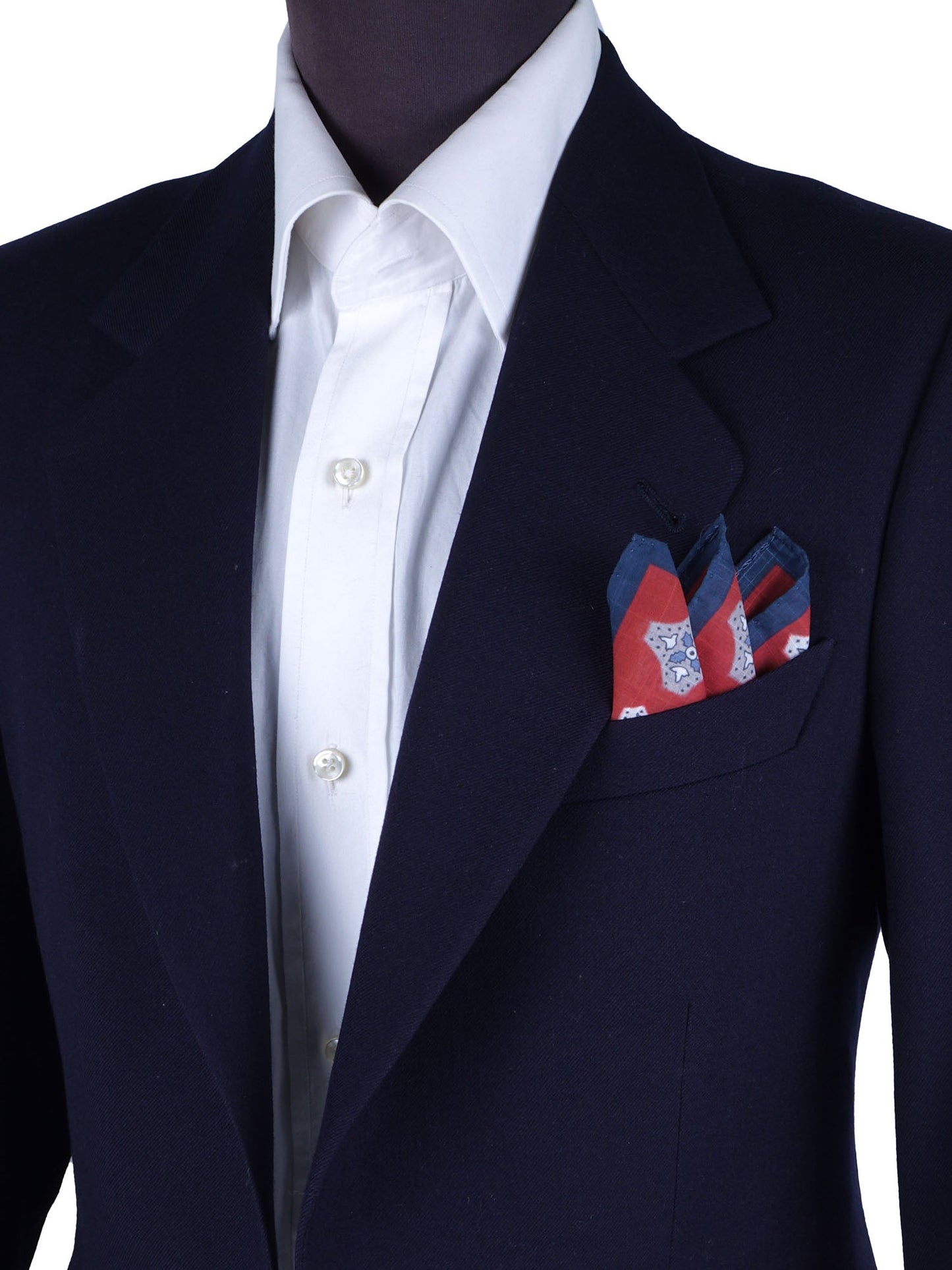Red Cotton Pocket Square GIANGY