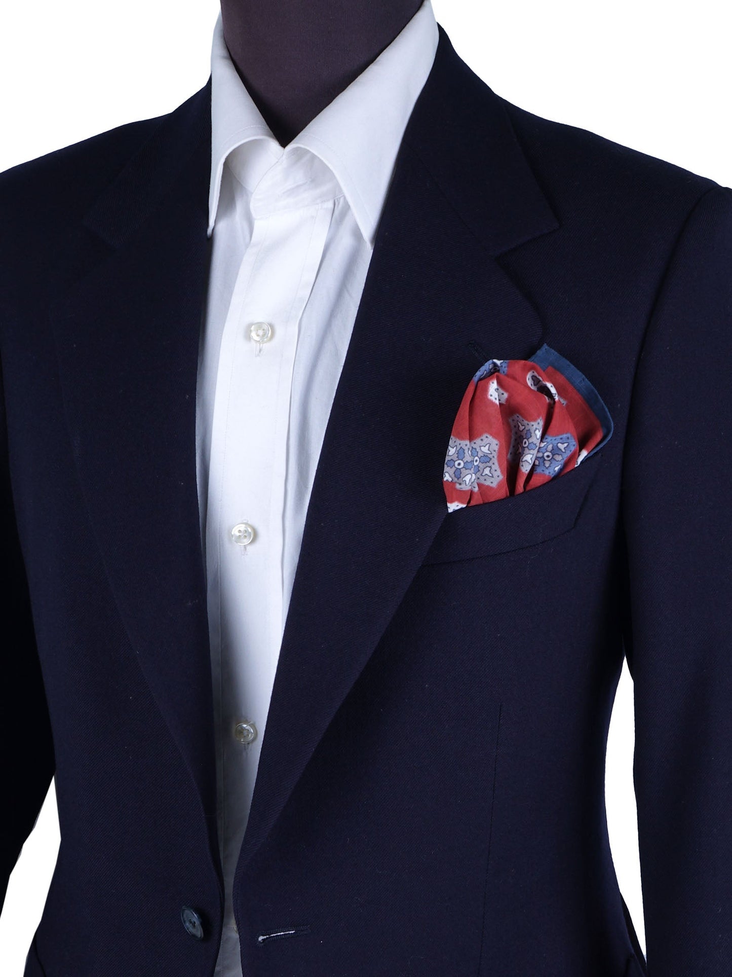 Red Cotton Pocket Square GIANGY