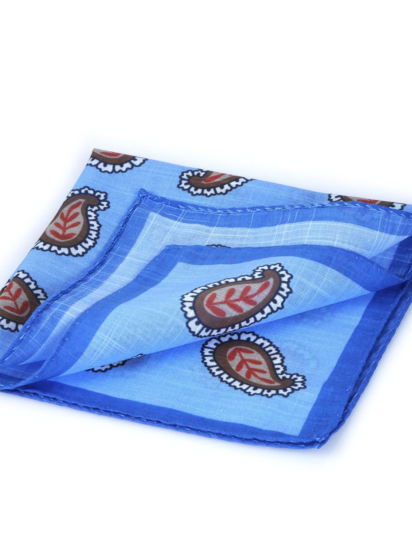 Sky Blue Cotton Pocket Square MESSY