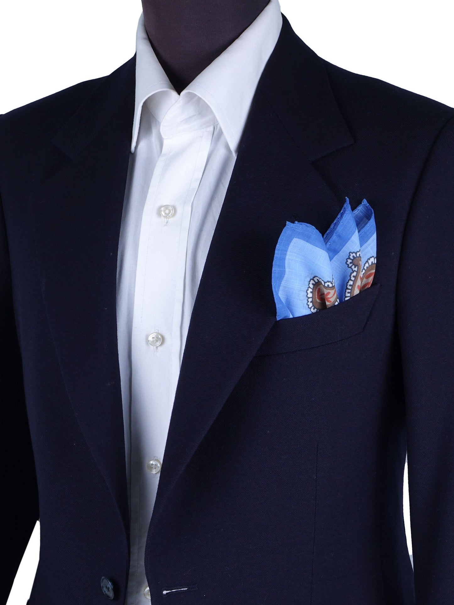 Sky Blue Cotton Pocket Square MESSY