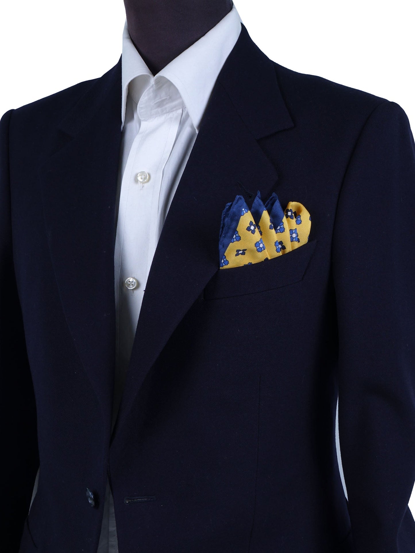 Yellow Silk Pocket Square ENEA
