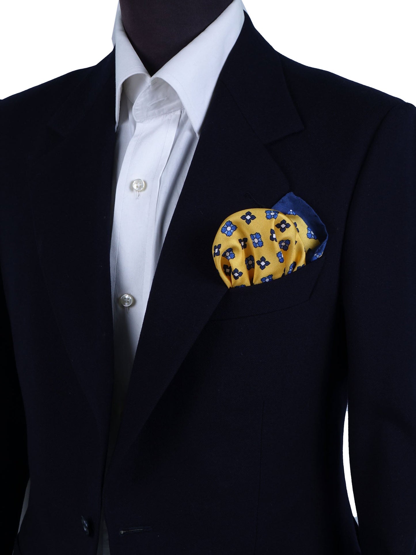 Yellow Silk Pocket Square ENEA