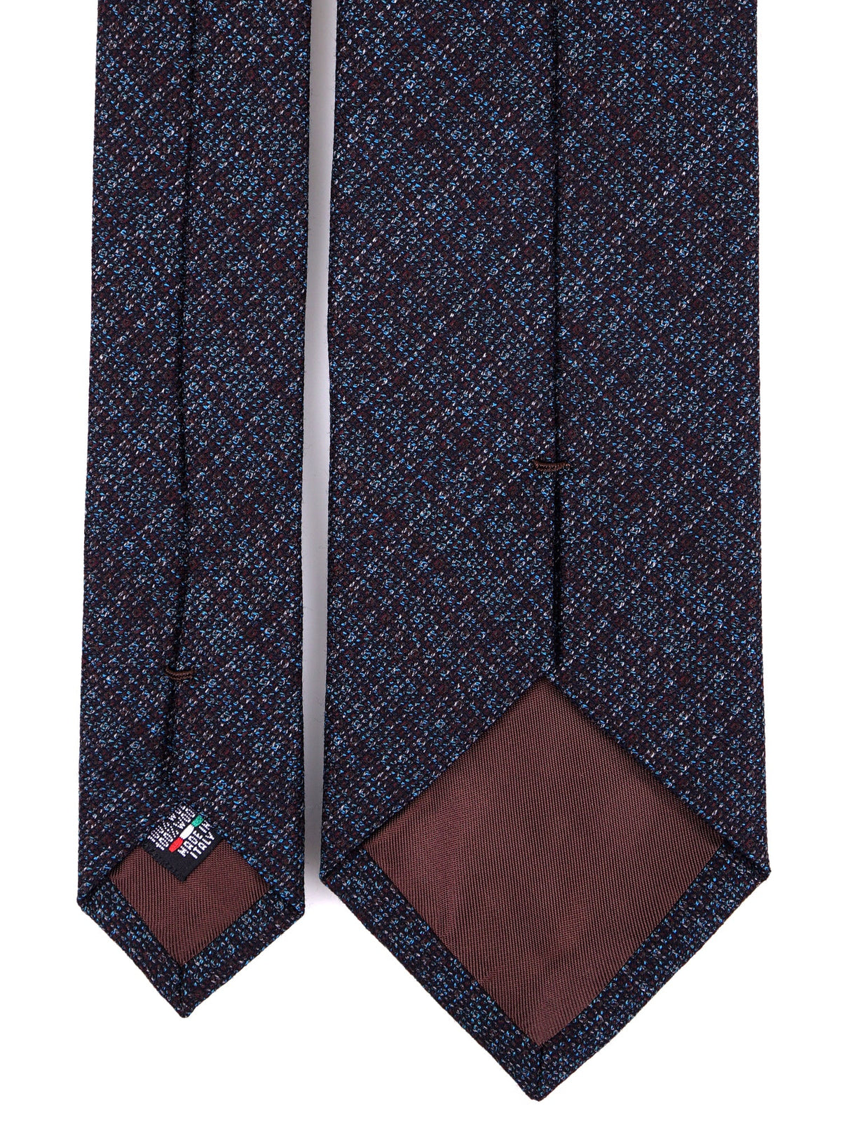 Multicolor pure wool 3-fold tie RIOMEN