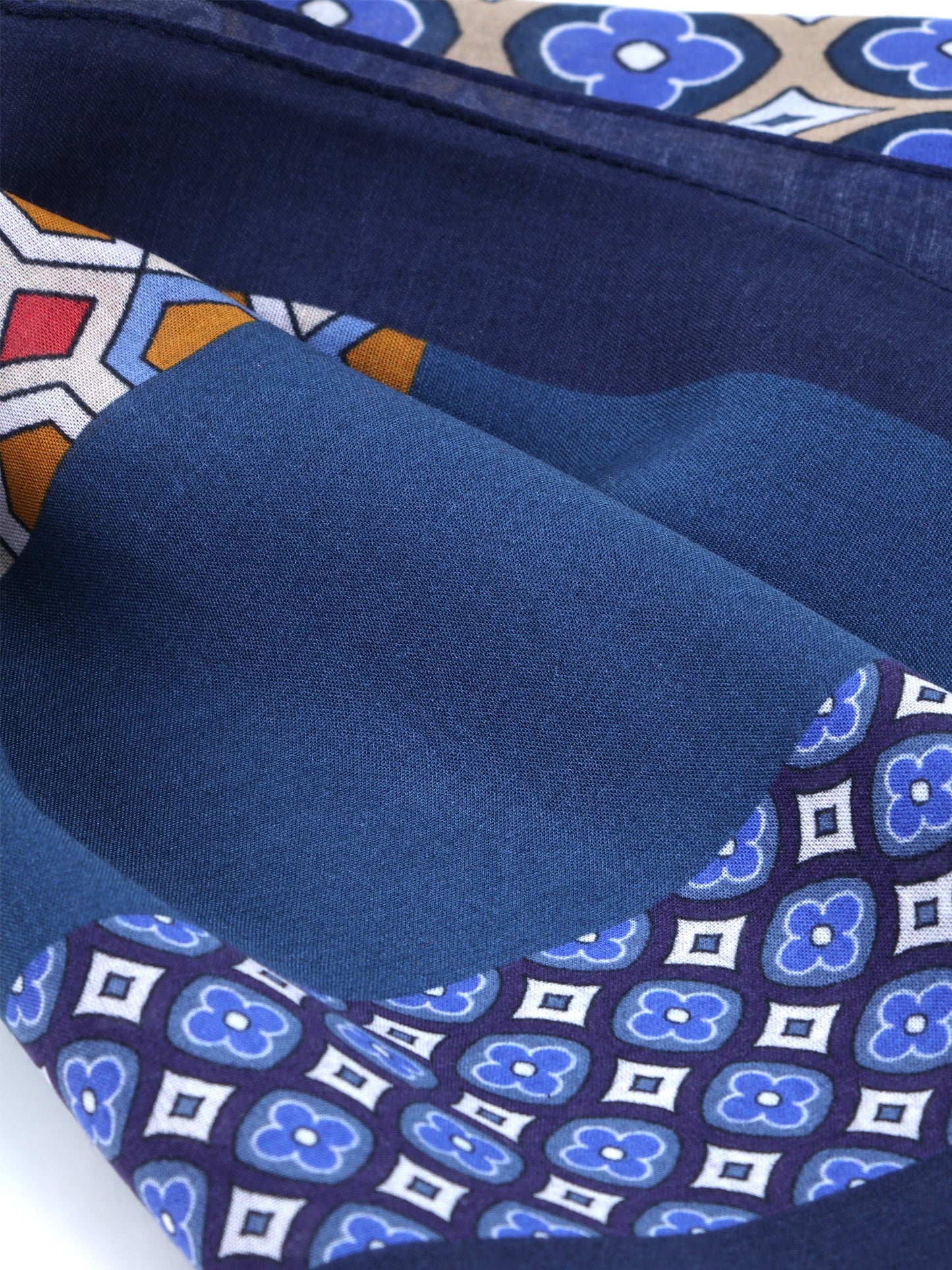Blue Cotton/Modal Scarf LUDICA