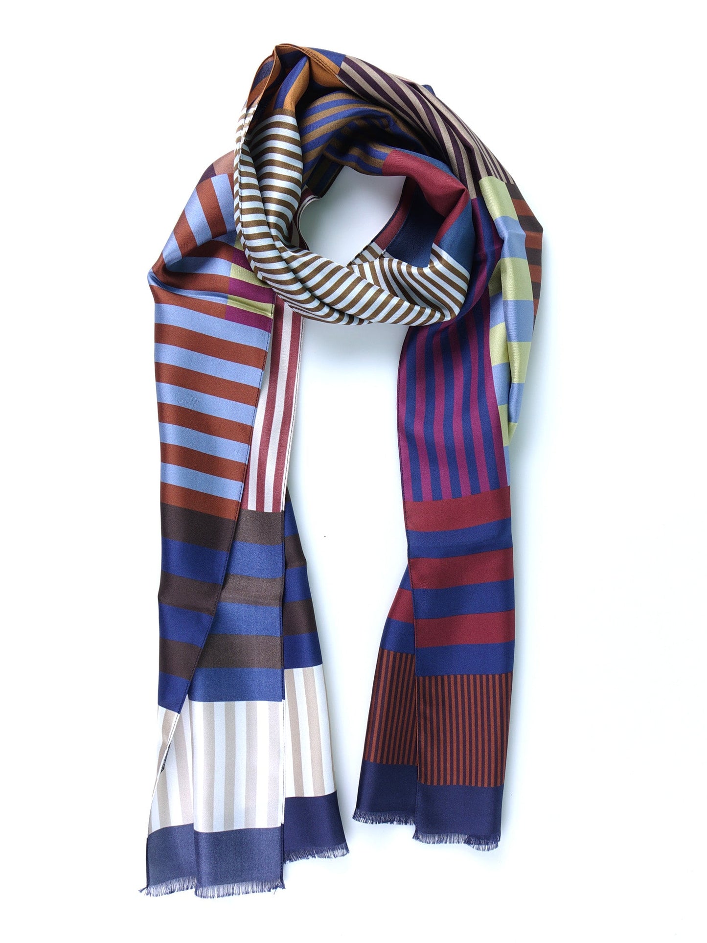 Multicolor Printed Silk Scarf TERESA