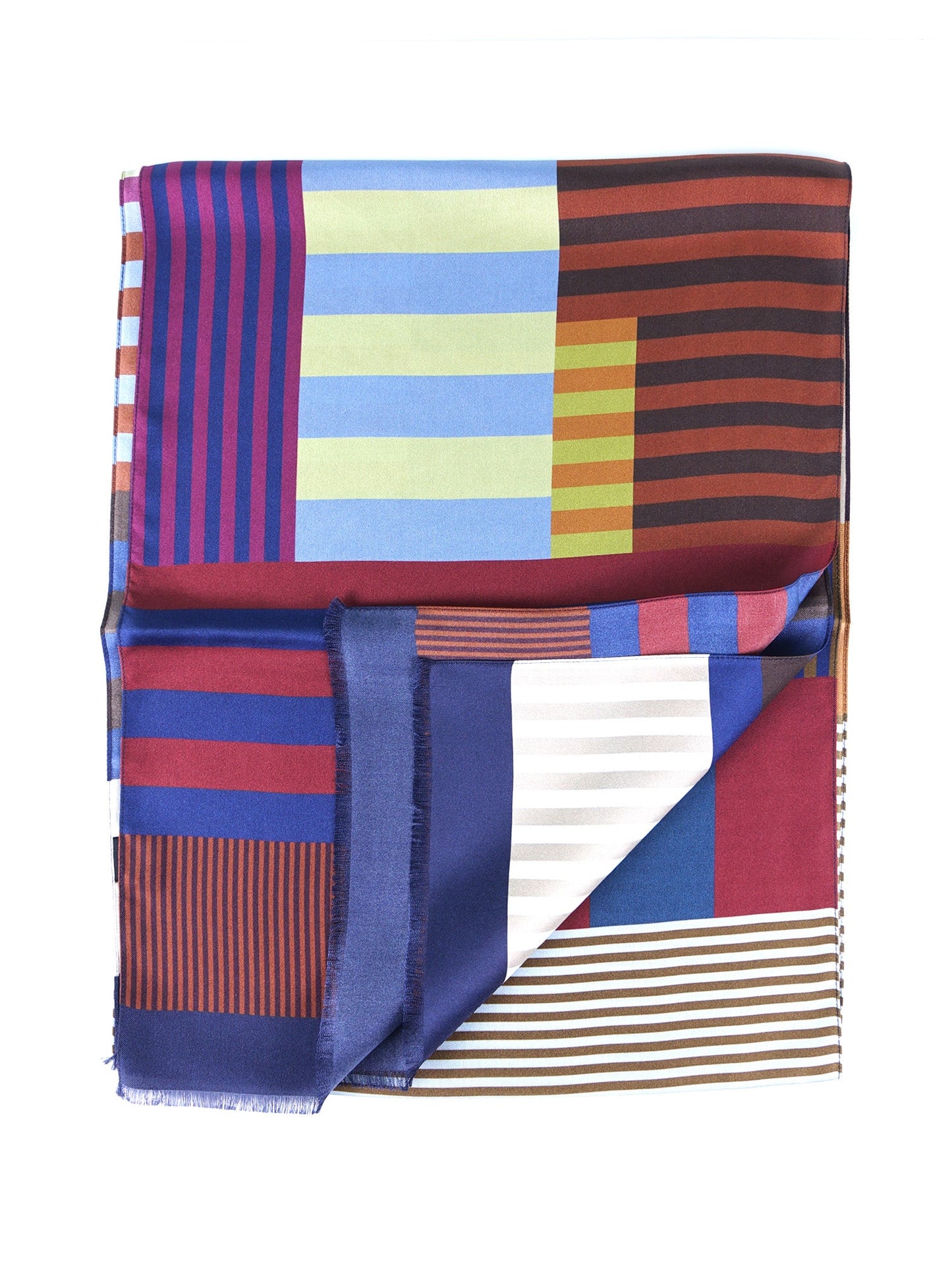 Multicolor Printed Silk Scarf TERESA