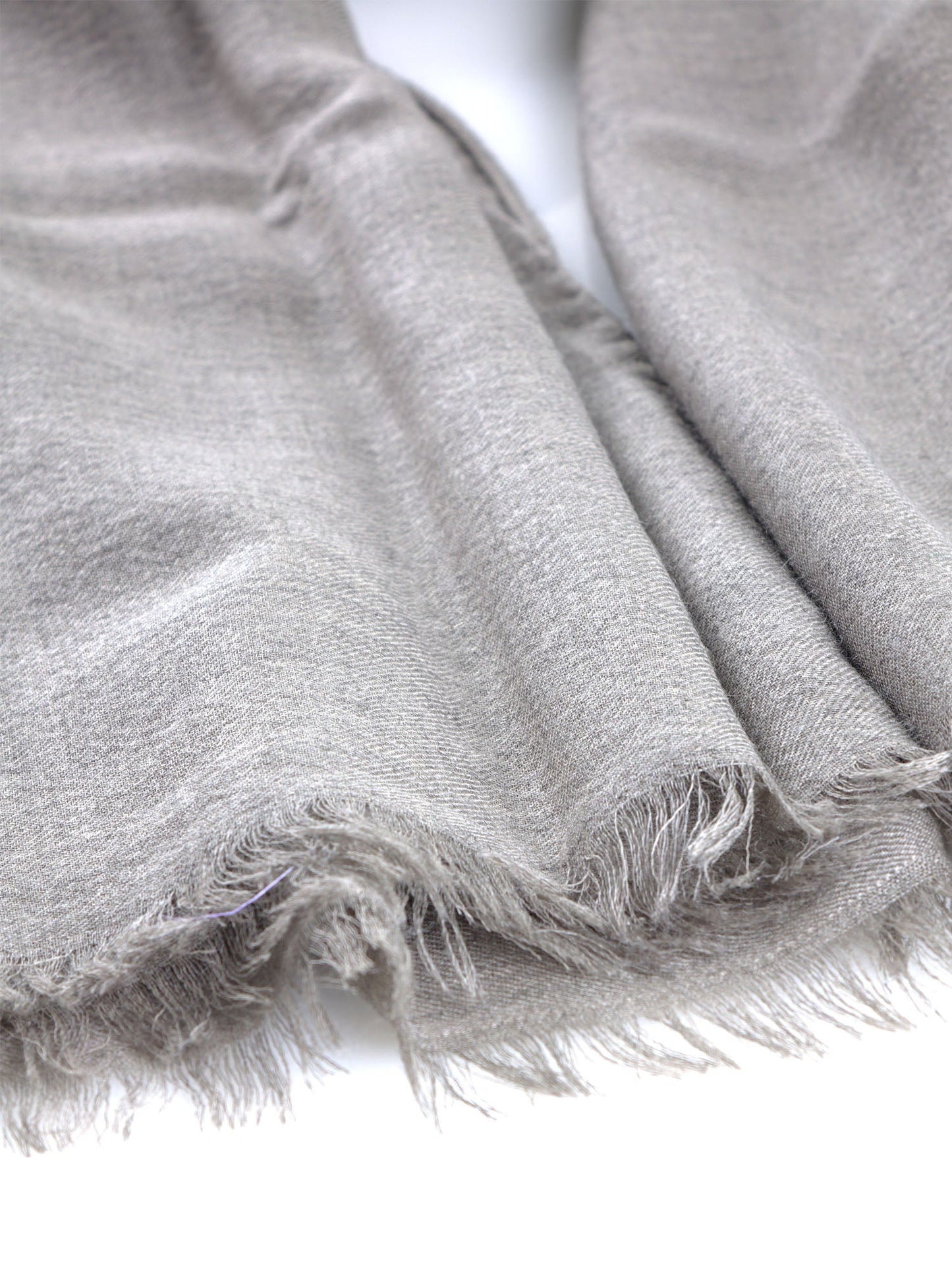Brown Cashmere and Wool Scarf WILLY