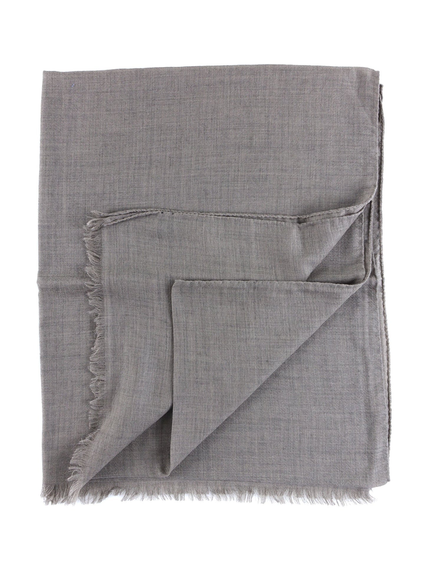 Brown Cashmere and Wool Scarf WILLY