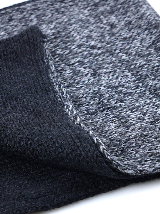 Infinity scarf grey in wool/acrylic MAGLIO