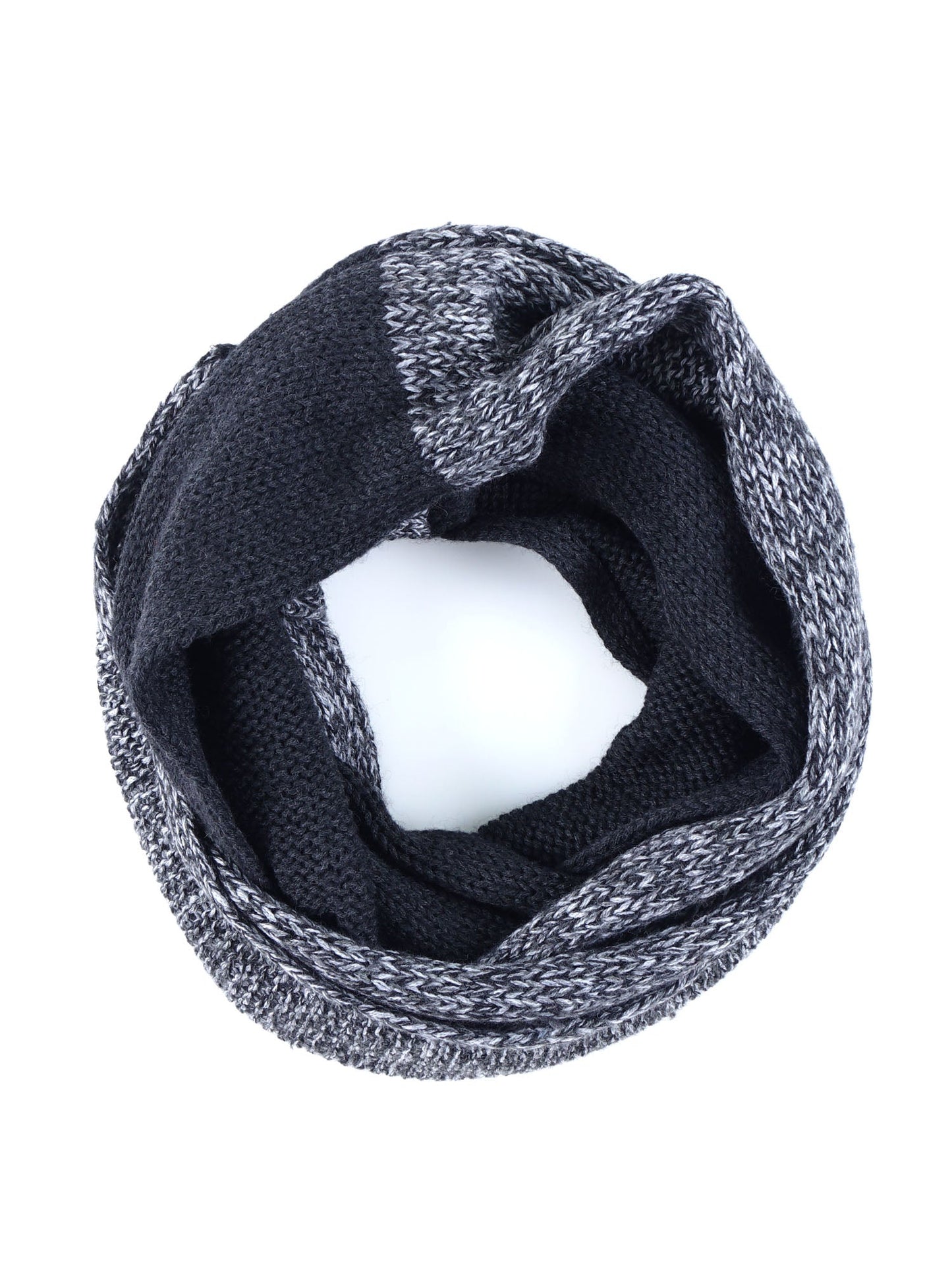 Infinity scarf grey in wool/acrylic MAGLIO