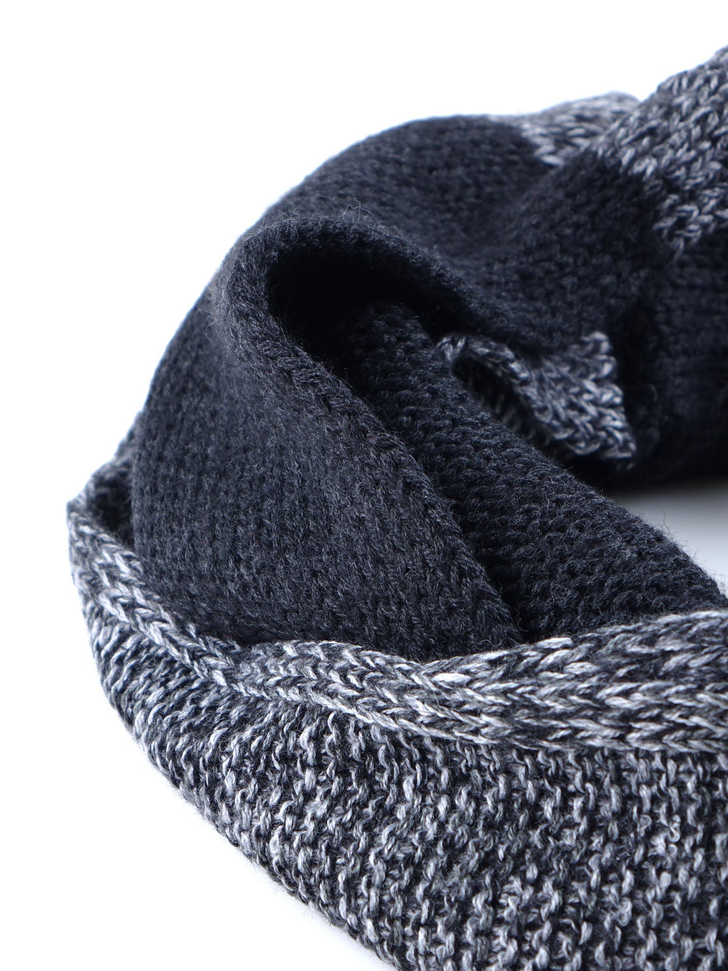 Infinity scarf grey in wool/acrylic MAGLIO