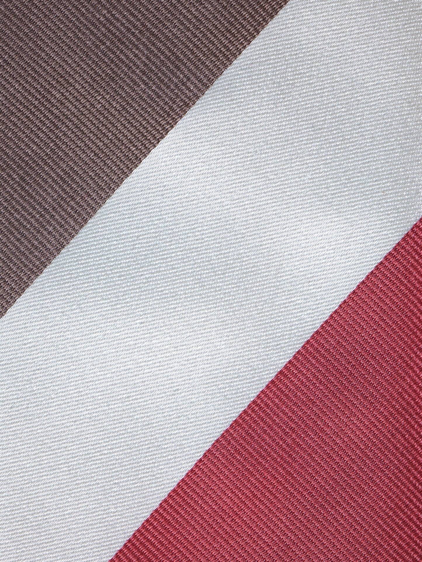 3 Fold Beige Silk Woven Tie DINA