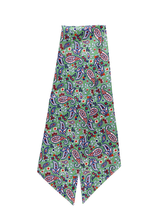 Light green Panama silk twilly scarf ABISSO